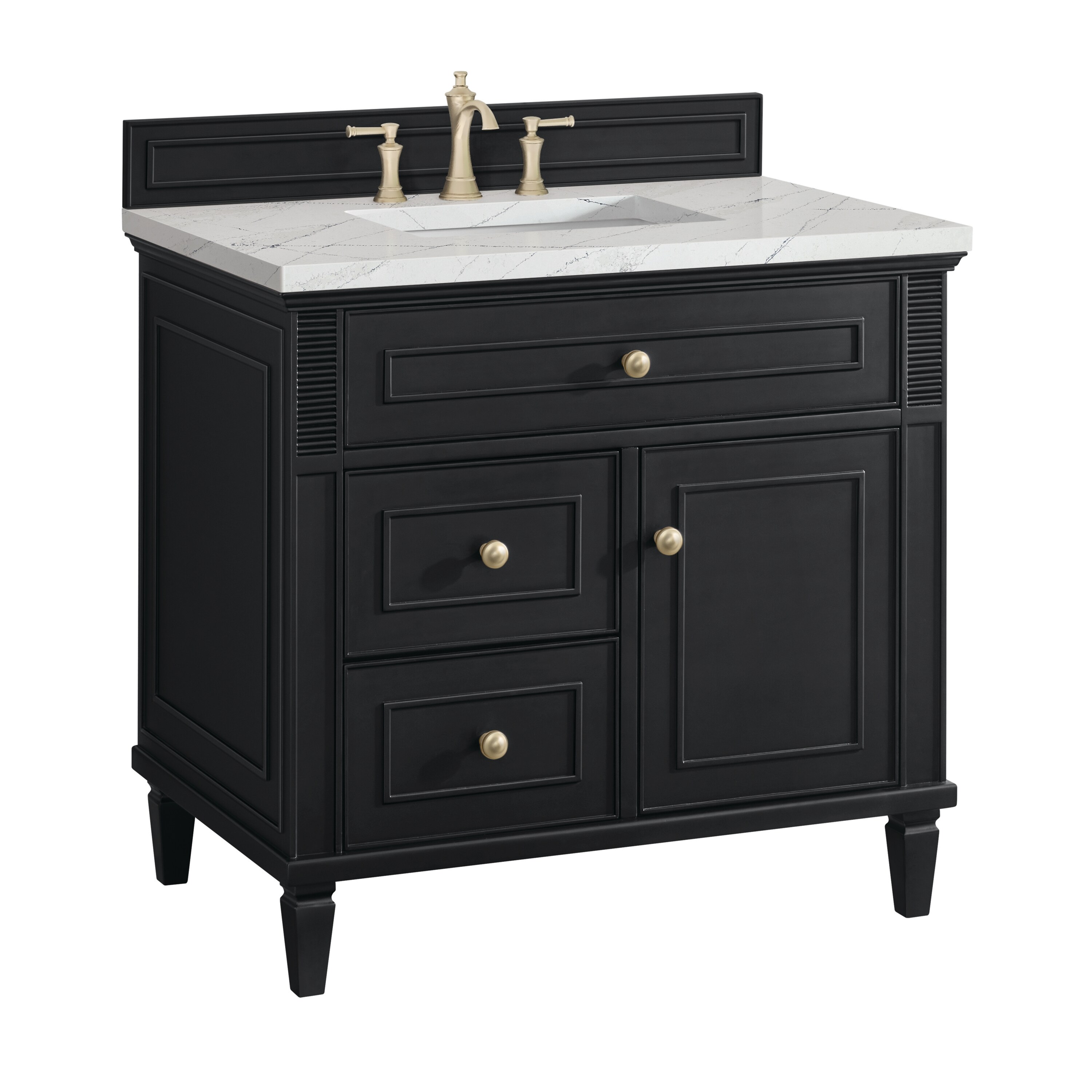 James Martin Vanities 424-V36-BKO-3ENC Bath-Vanity-Combo - View #6