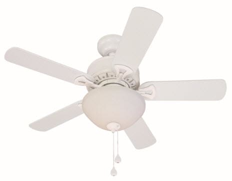 Harbor Breeze Classic 36-in White Indoor Ceiling Fan (5-Blade) in the ...