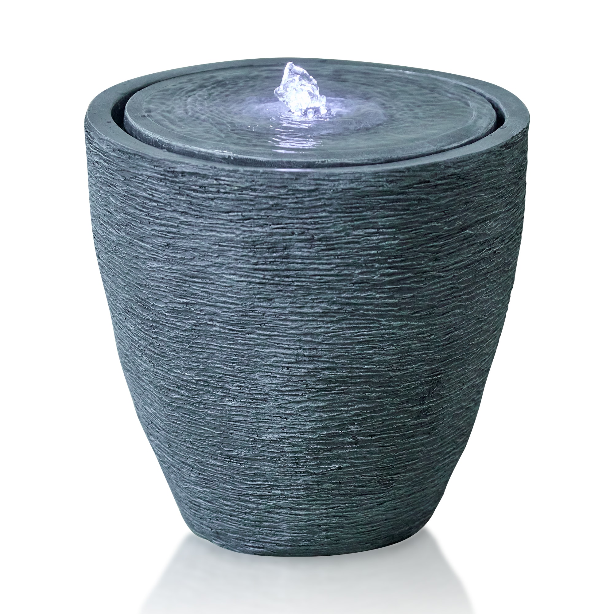Vbal LSFF23 13.78-in H Resin Electric Powered Outdoor Fountain Statue Pump Included