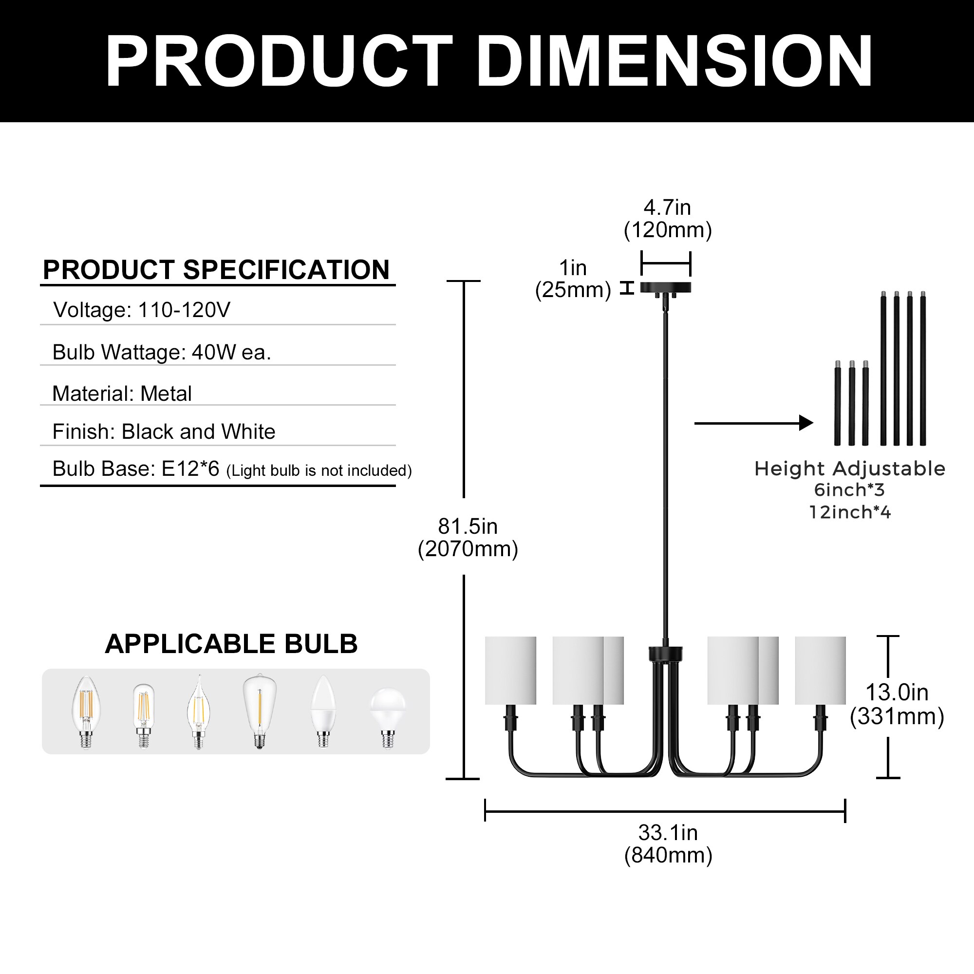 DORESshop LSC-YB-ZX22901FBK Pendant-Lights - View #5