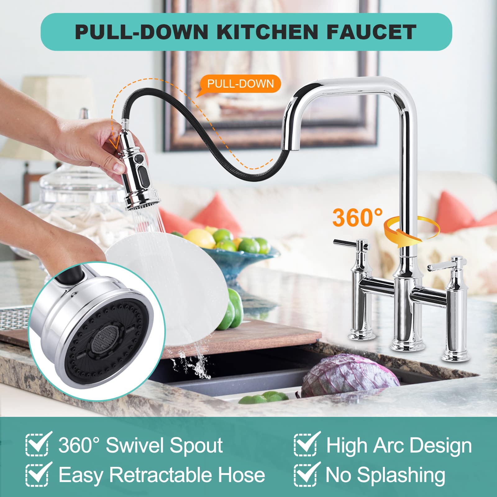 ARCORA AR7108901C Kitchen-Faucets - View #5