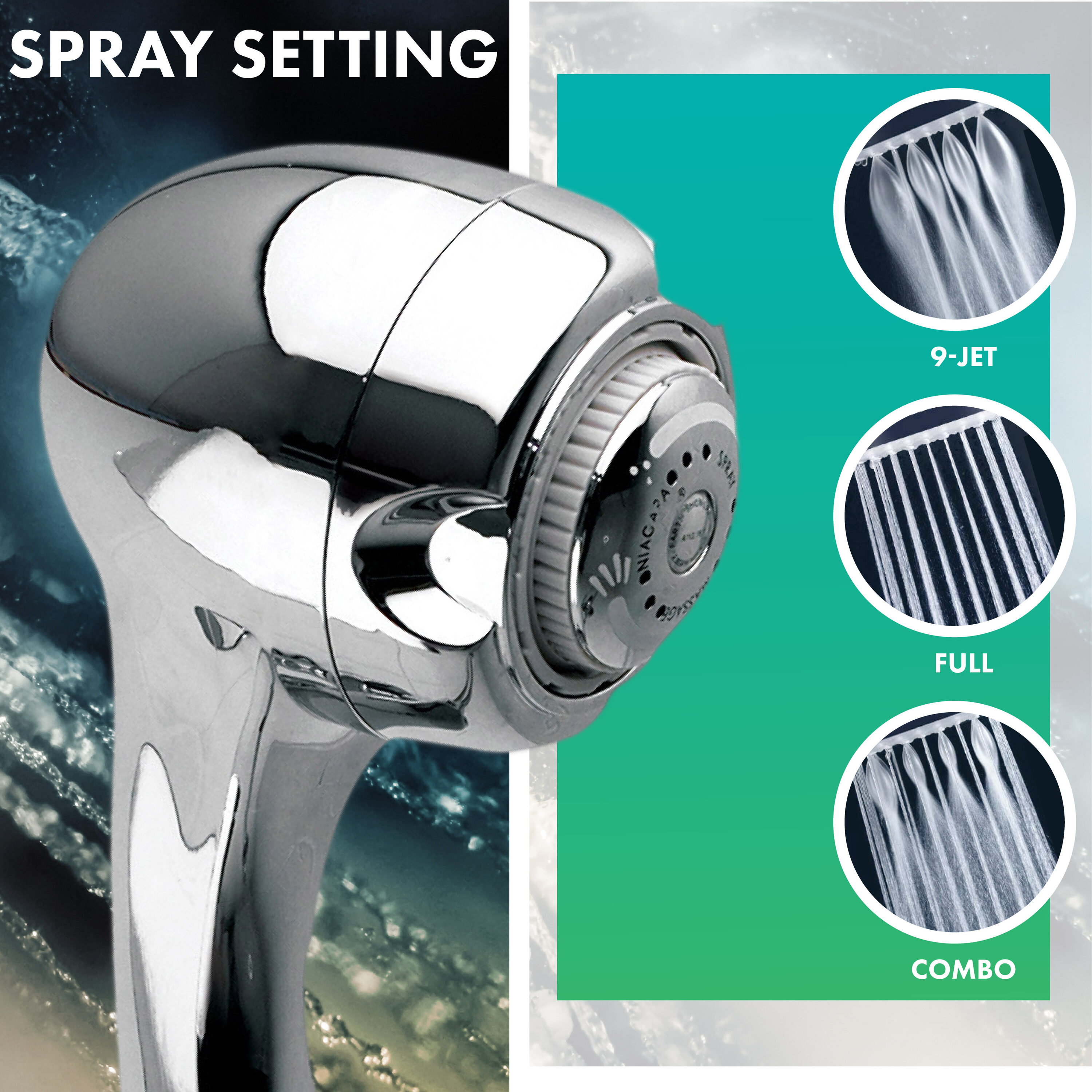 Niagara Conservation N2935CH-1PK Fixed-Showerhead - View #4