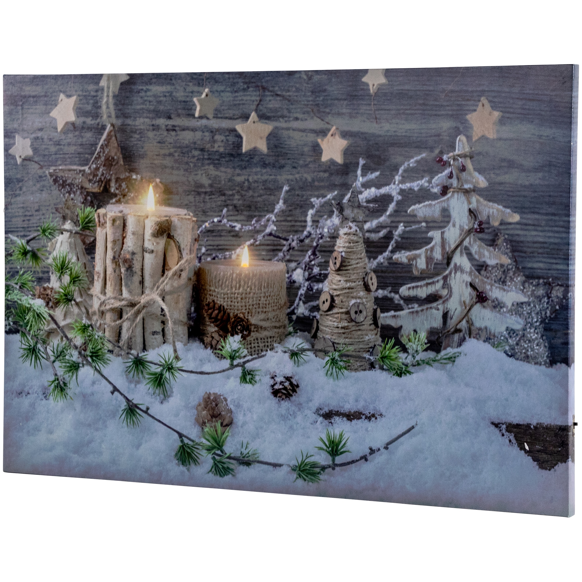 Northlight 32621256 15.75-in Lighted Merry Christmas Battery-operated Christmas Decor