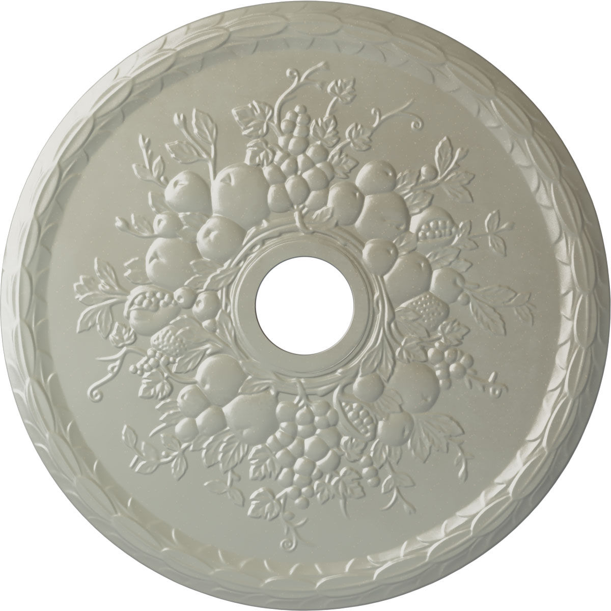 Ekena Millwork CM22GRFCS Grape 22.625-in W x 22.625-in L Painted Flash Copper Polyurethane Whole Ceiling Medallion