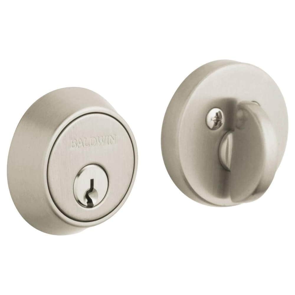 Baldwin  8041 Contemporary Solid Brass Single Cylinder Keyed Entry Deadbolt from the Estate Collection