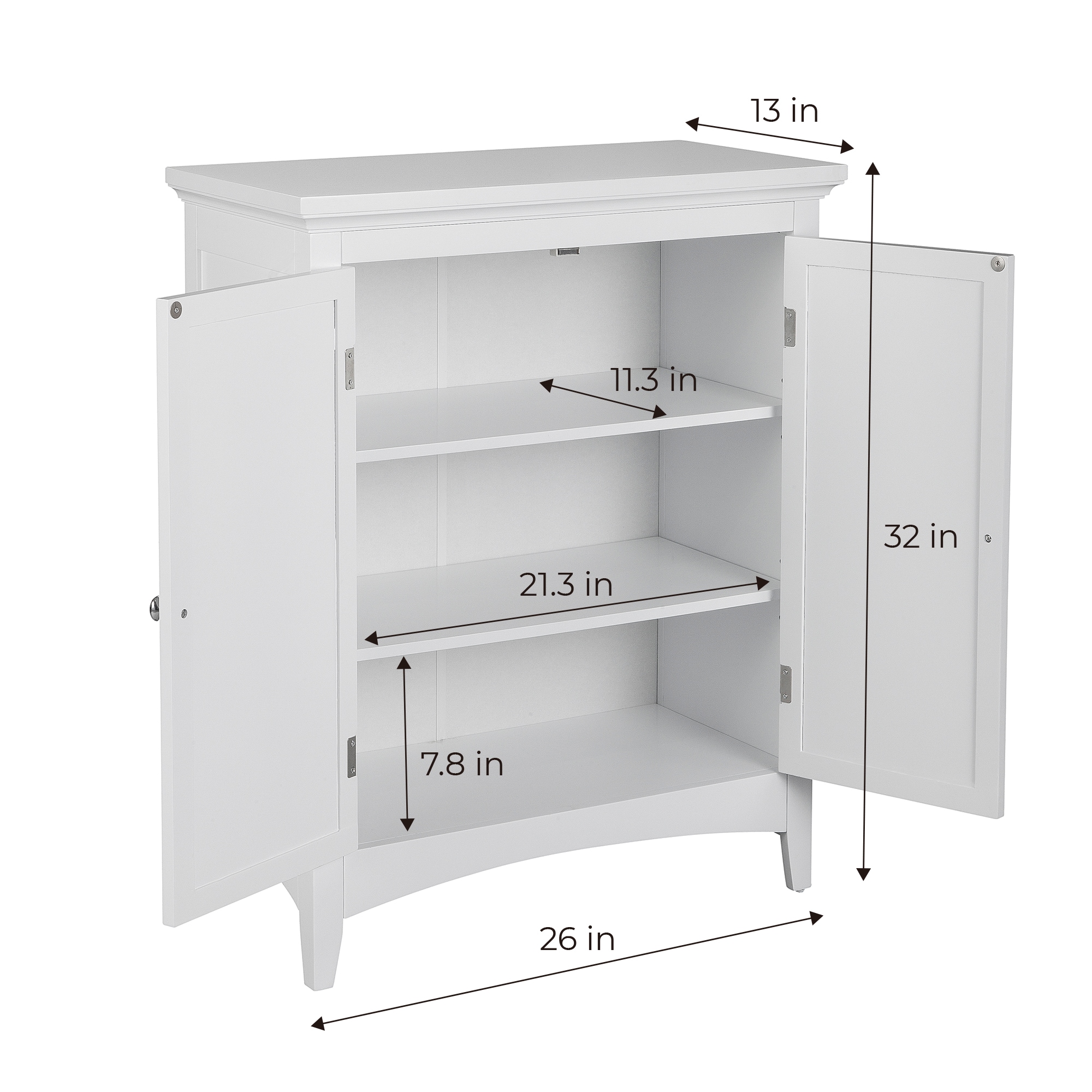 Teamson Home ELG-585 Linen-Cabinets - View #5