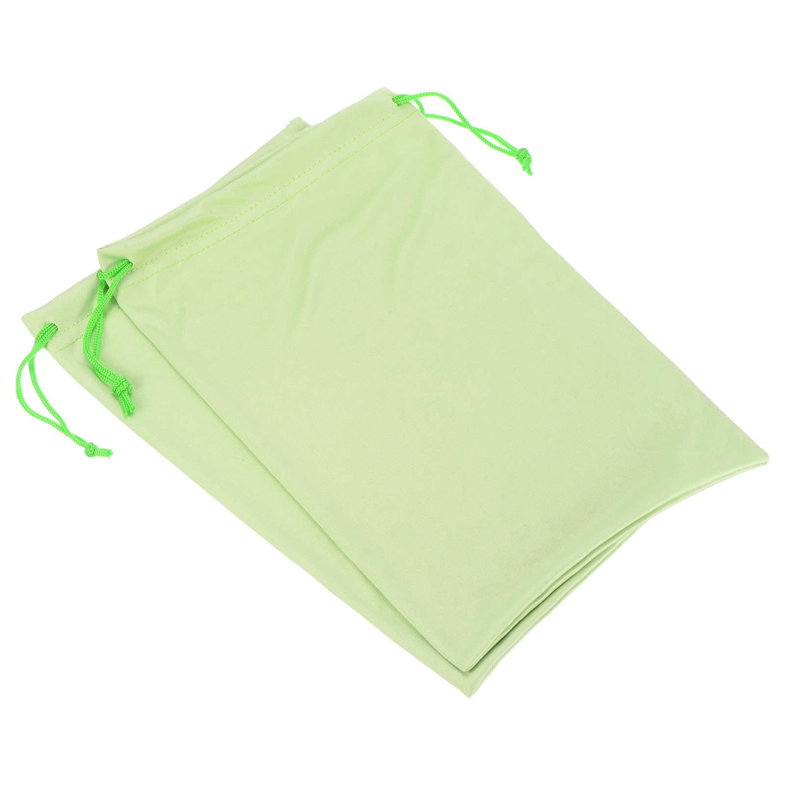 PATIKIL Ski Goggle Bag 2 Pack 7.1inchx10.6inch Microfiber Snow Goggles Case Cover Soft Storage Sleeve Drawstring Pouch for Sunglasses Glasses Eyeglasses Camera Lenses Green