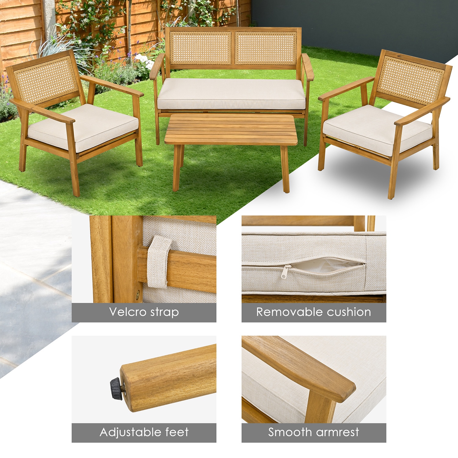 Bybafun YA3800052 Patio-Conversation-Sets - View #8