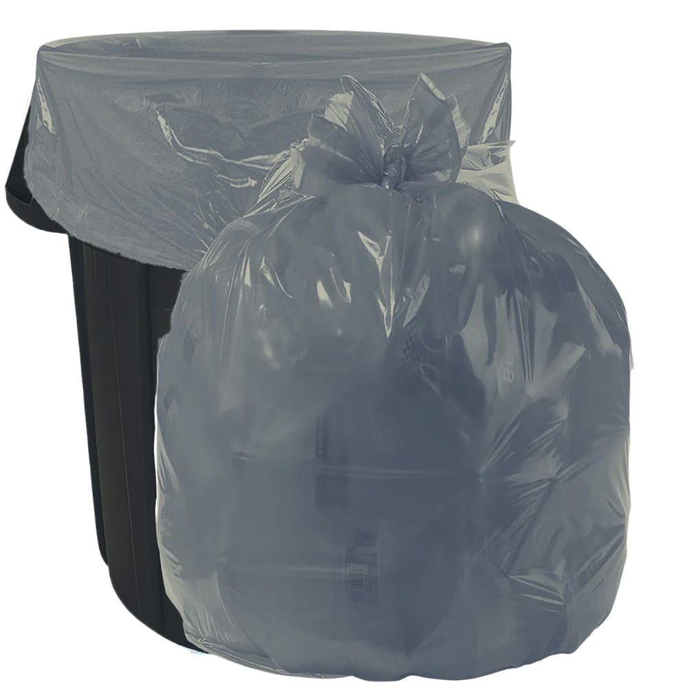 45 Gallon Black Trash Bags, 1.5mil, 100-Count - Wholesale Price