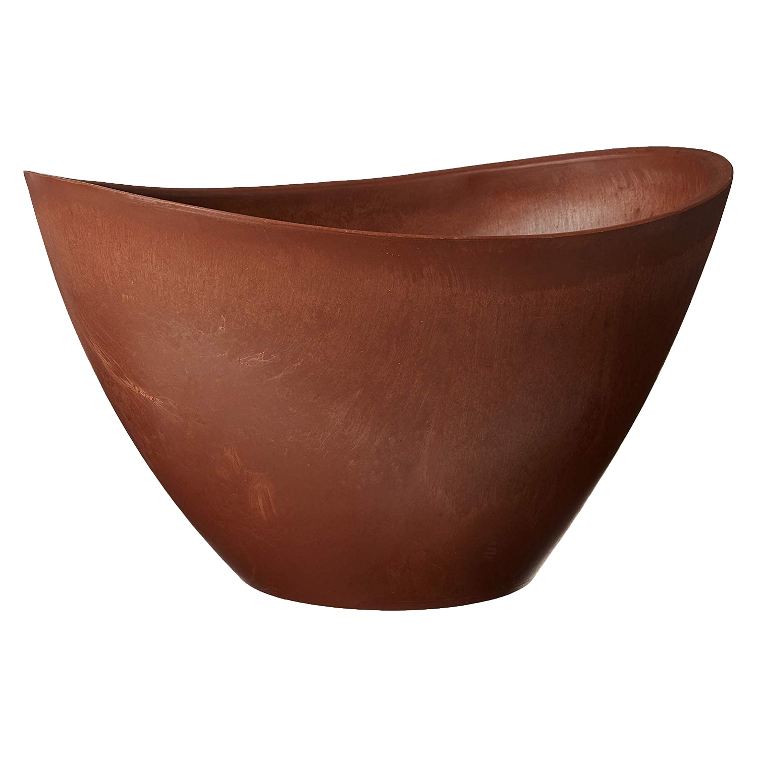 Arcadia Garden Products YB41TC 9.0-in W x 9-in H x Orange Plastic Indoor/Outdoor Planter