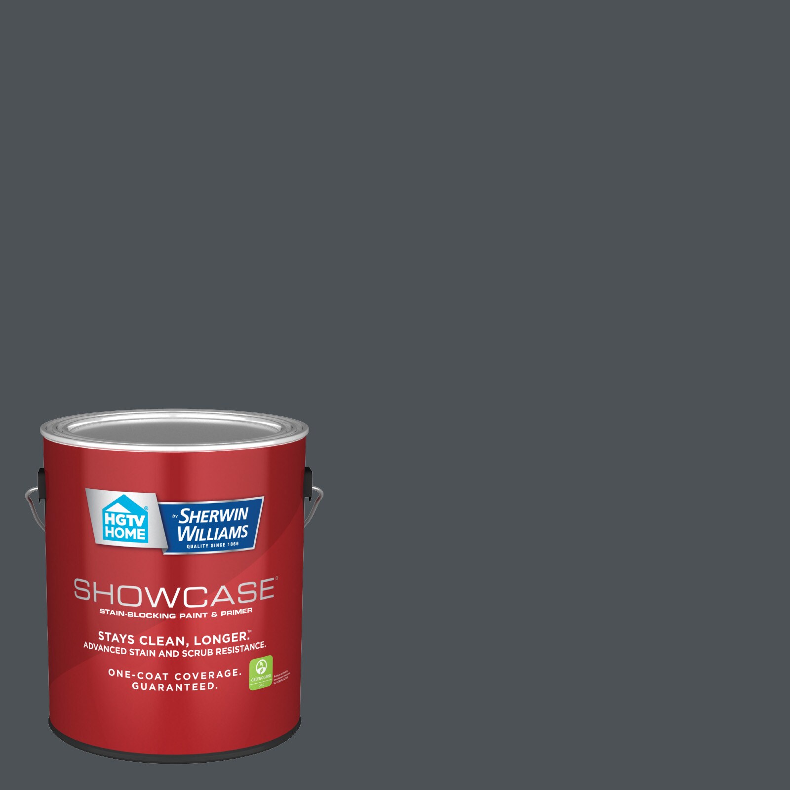 HGTV HOME by Sherwin-Williams 4010-1-935239 Showcase Semi-gloss Chimney Smoke 4010-1 Acrylic Interior Paint Paint + Primer ( 1-gallon )