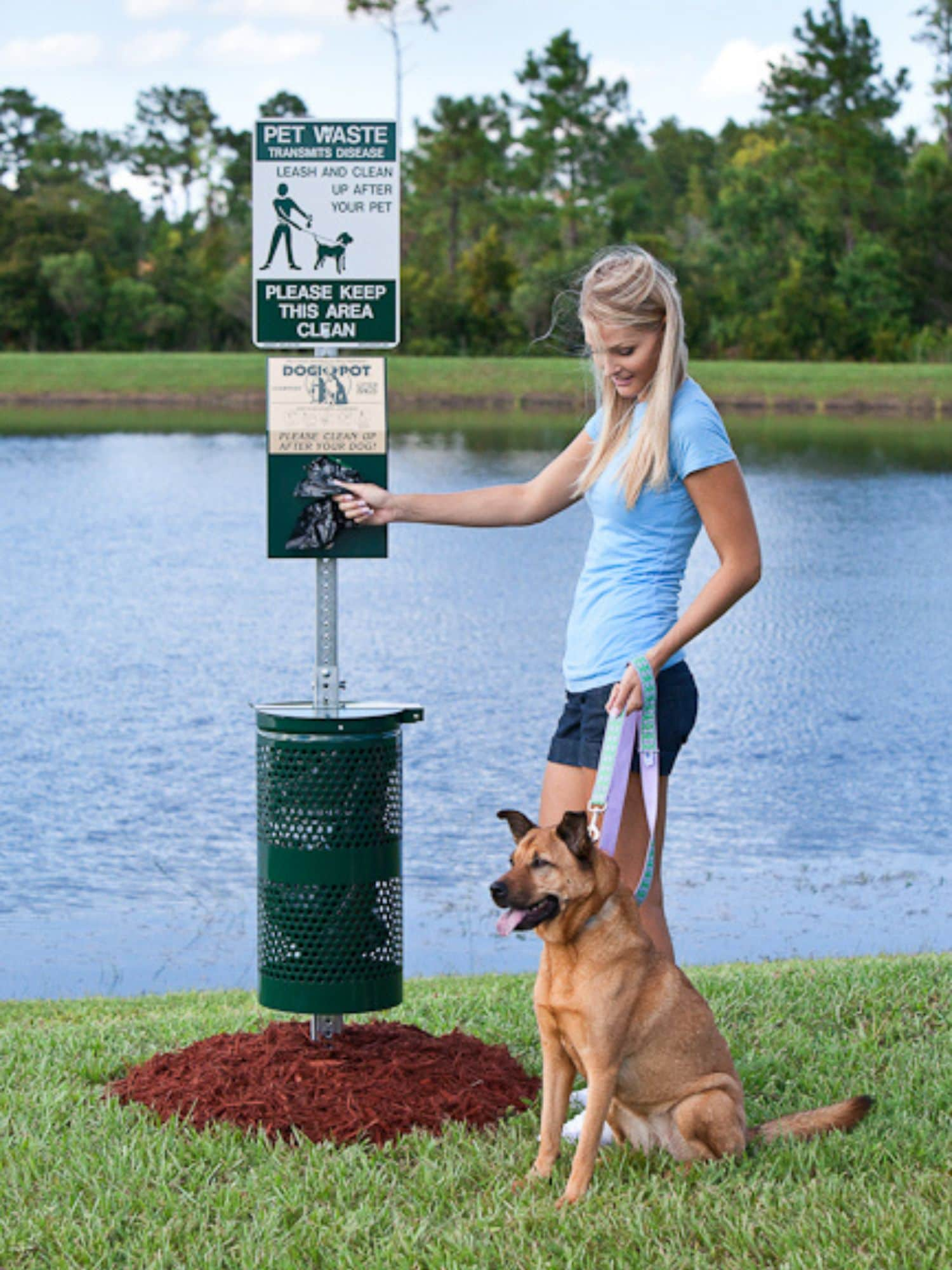 DOGIPOT 15-Gallons Commercial Pet Waste Station 1206-L at Lowes.com