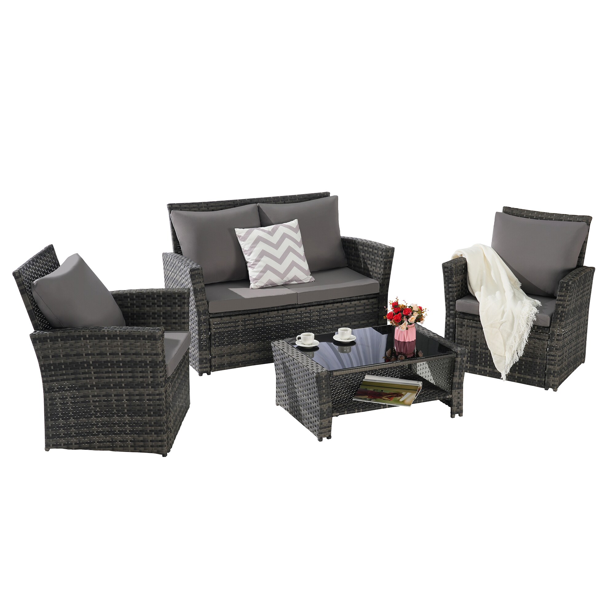 SINOFURN SYB670027DG Patio-Conversation-Sets - View #6