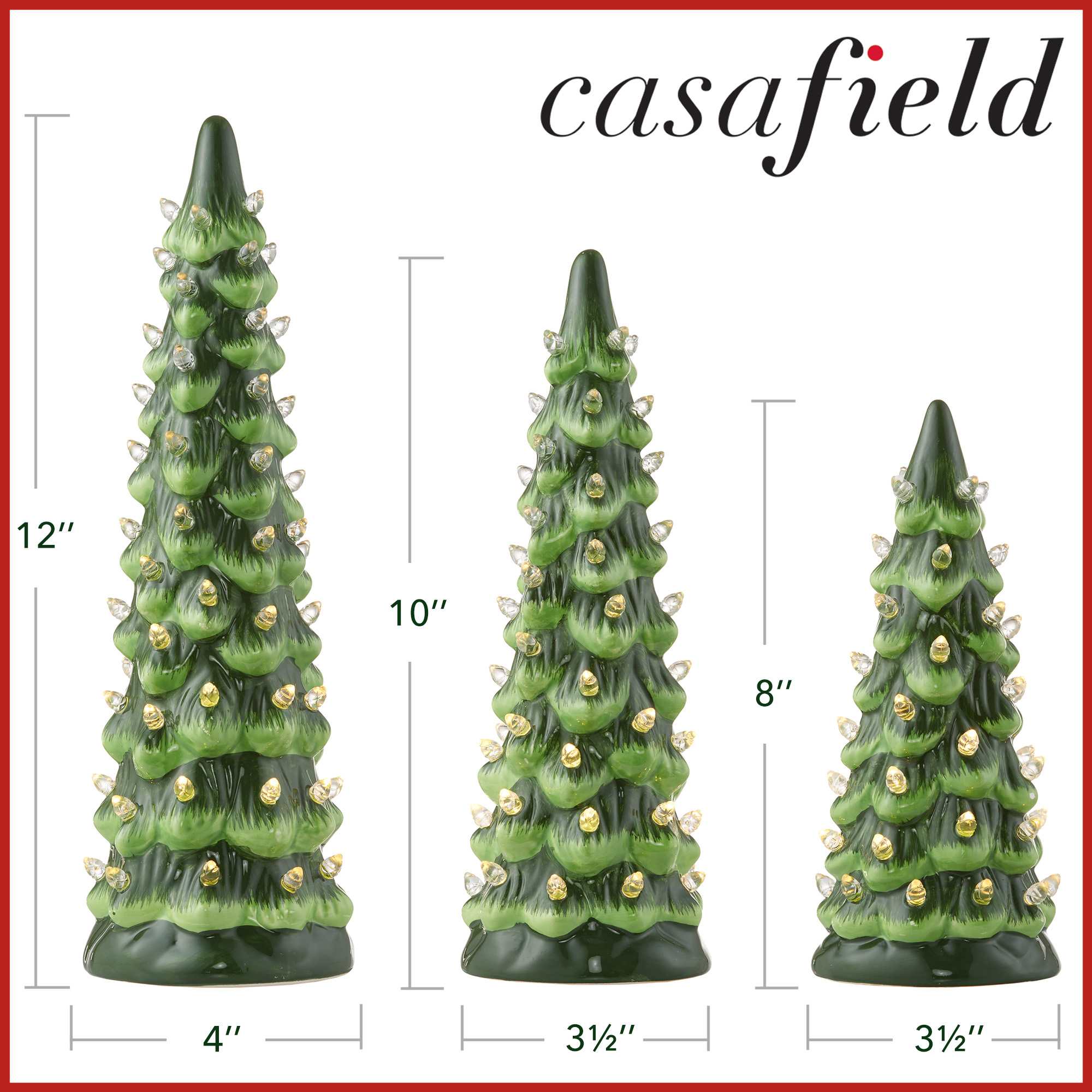 Casafield TR-9834-GRN Artificial-Christmas-Trees - View #6