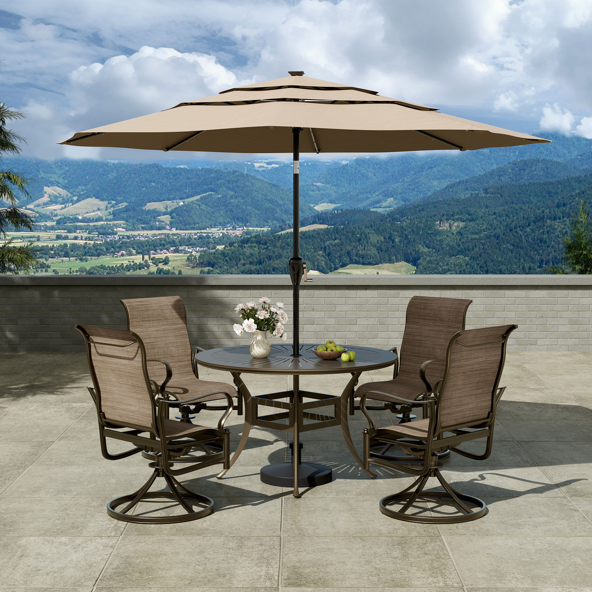 Clihome CL-ODTCI0CR Patio-Dining-Sets - View #5