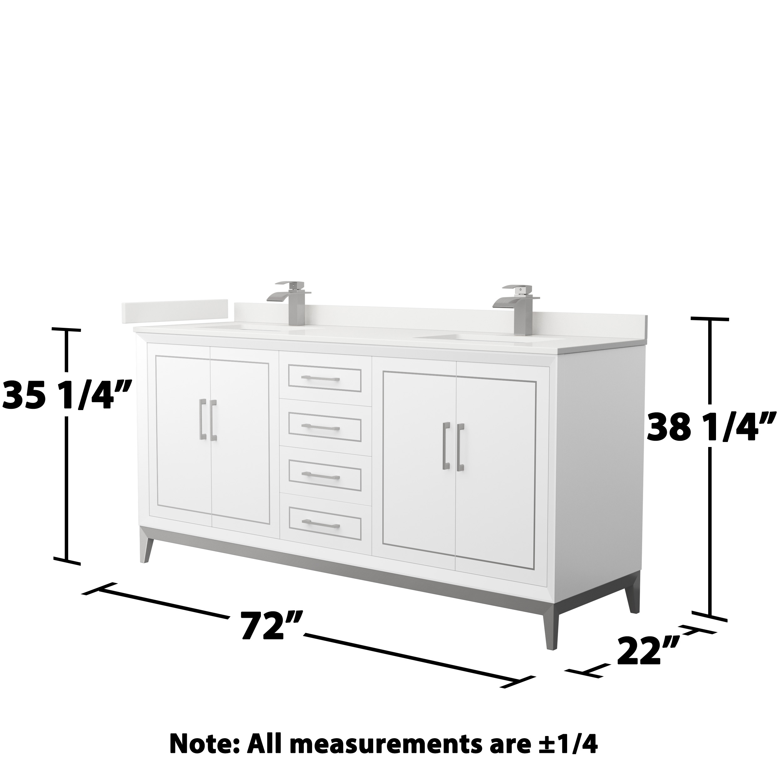 Wyndham Collection WCH515172DWHWQUNSMXX Bath-Vanity-Combo - View #6