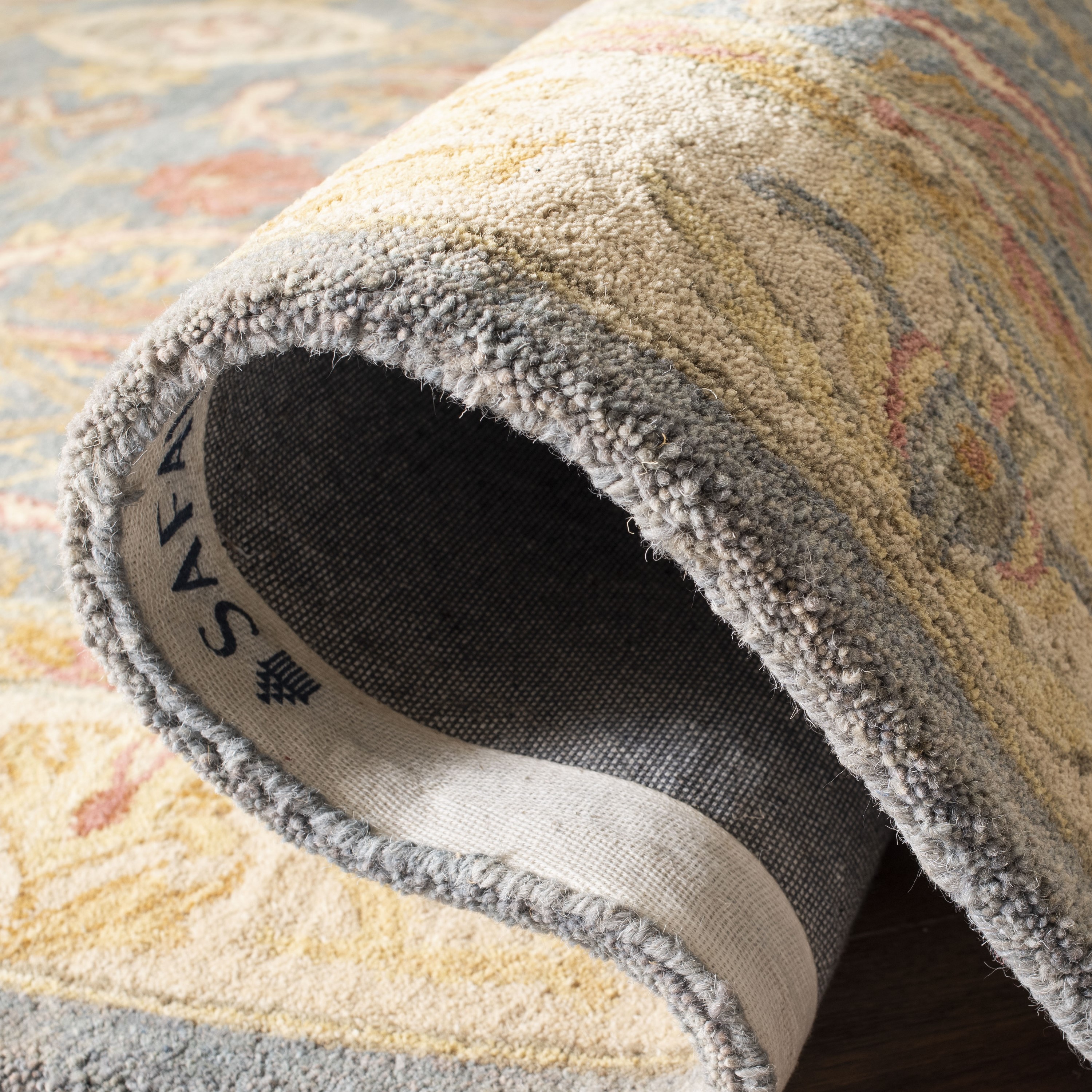 Handmade Tufted Green Wool 6' x 9' Reversible Rug