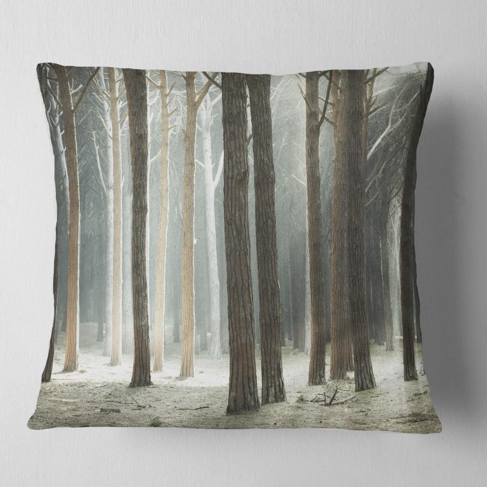 Designart CU11338-16-16 16-in x 16-in Blue Indoor Decorative Pillow