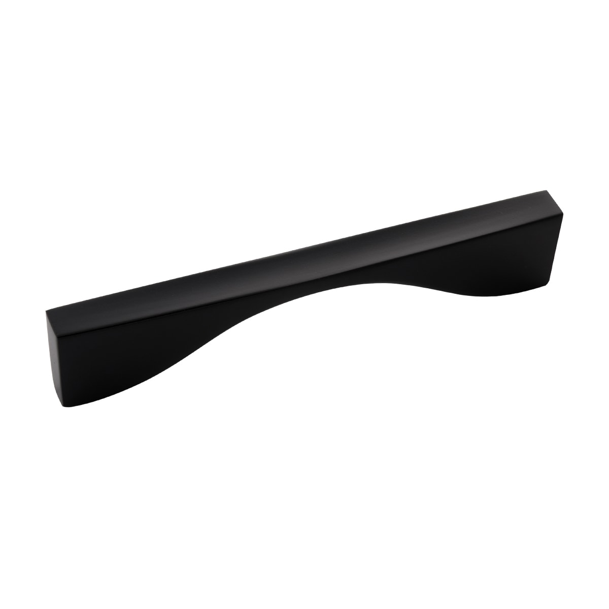 Belwith Keeler B076150-MB Channel 5-1/16-in , 128mm Center to Center Matte Black Rectangular Handle Drawer Pulls