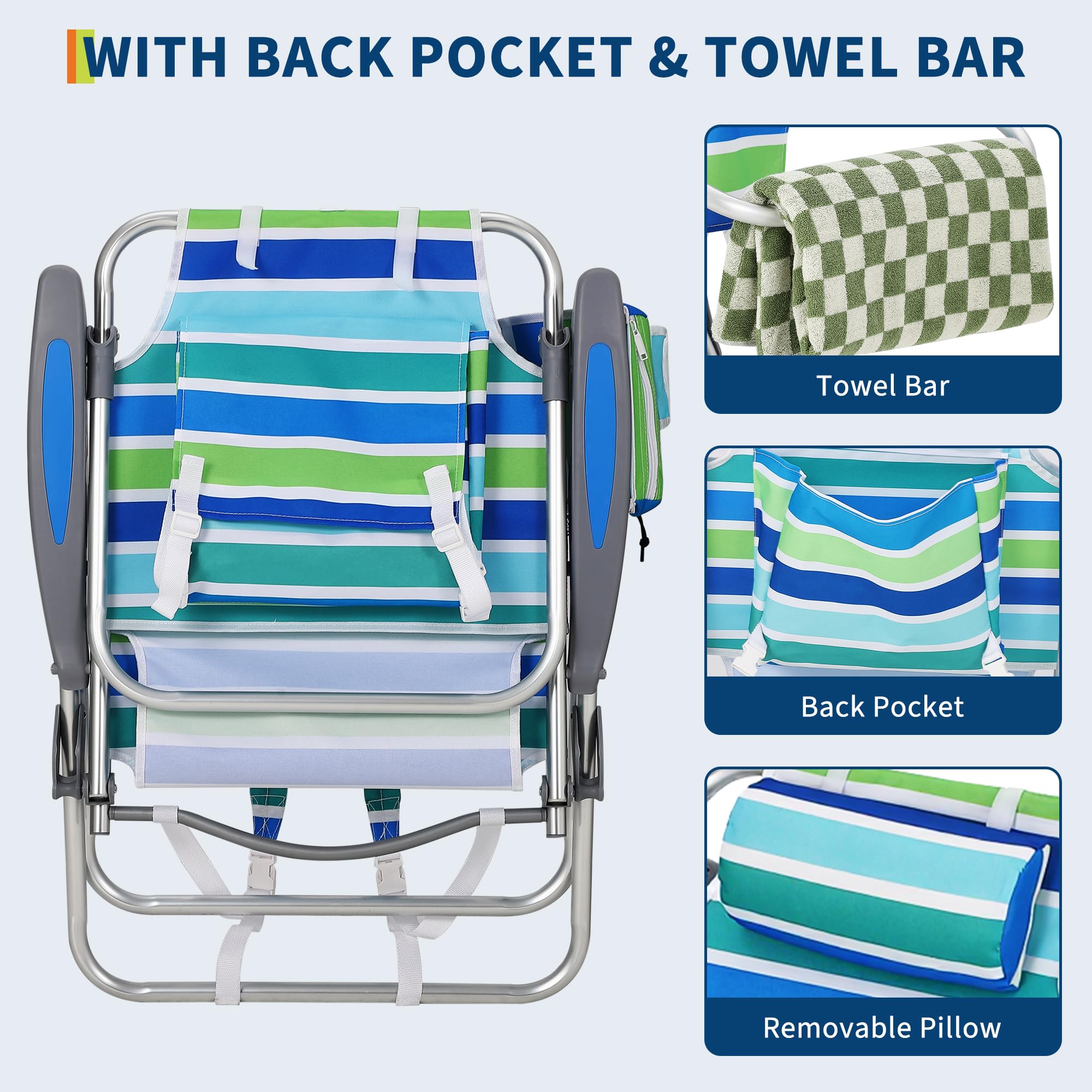 Encore Beets NOVA-AEBVRG7K3B Beach-Camping-Chairs - View #5
