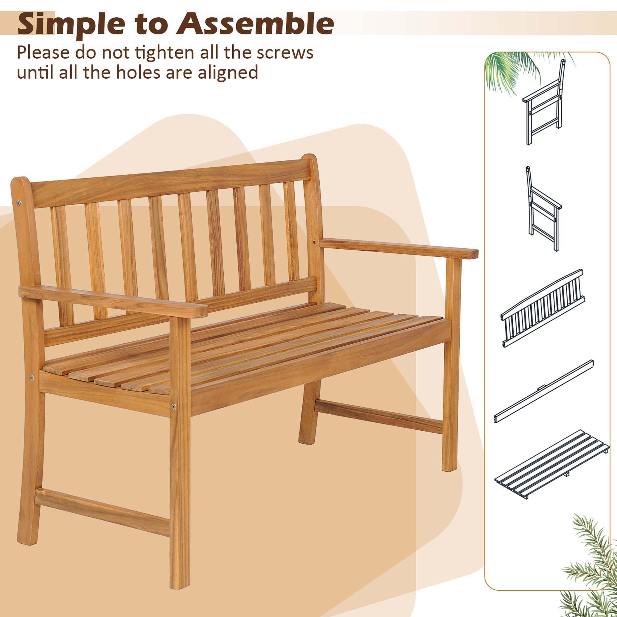 Costway HW70944 benches - View #6