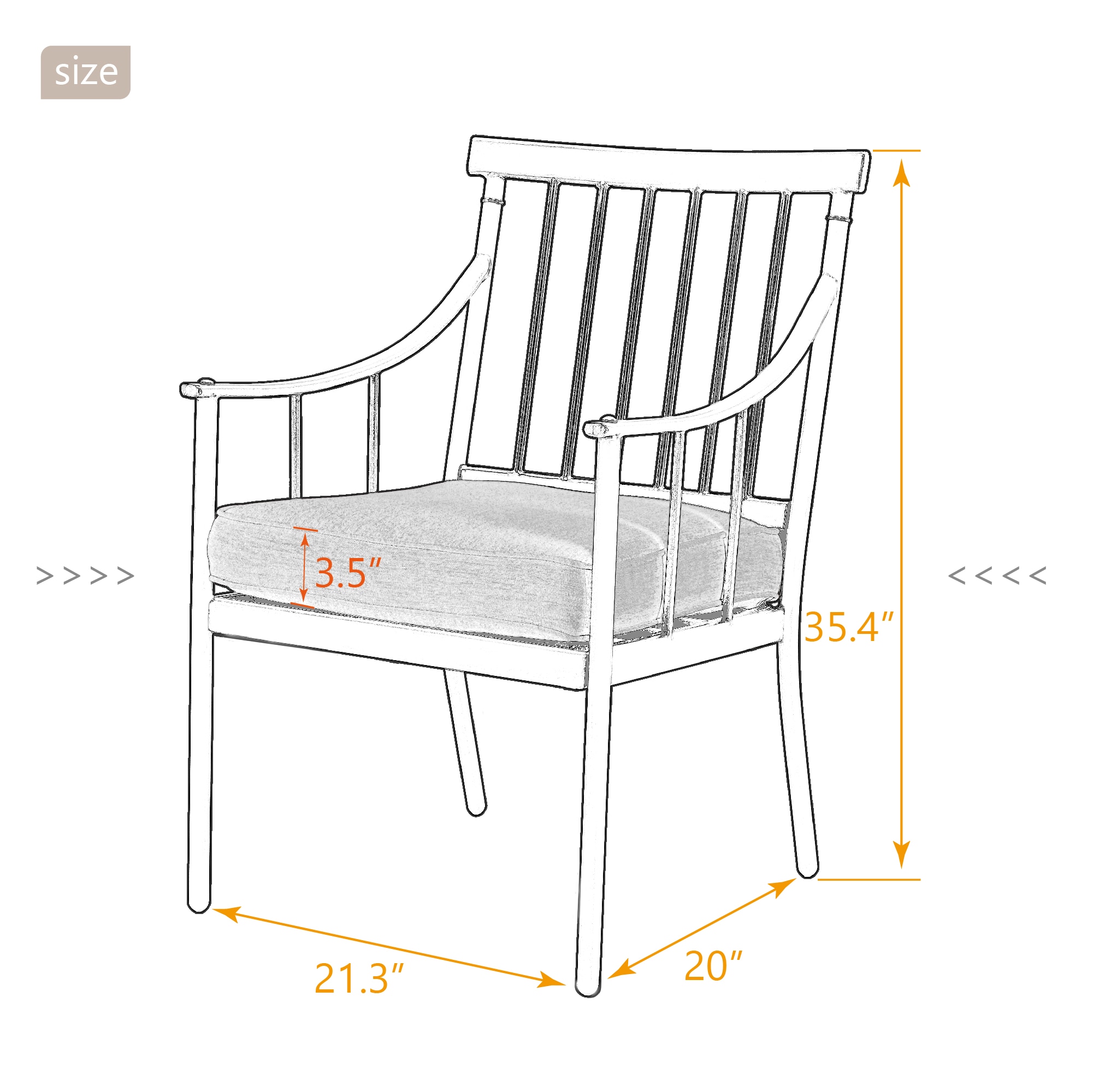Sunshine Valley PV-344-B Patio-Chairs - View #9