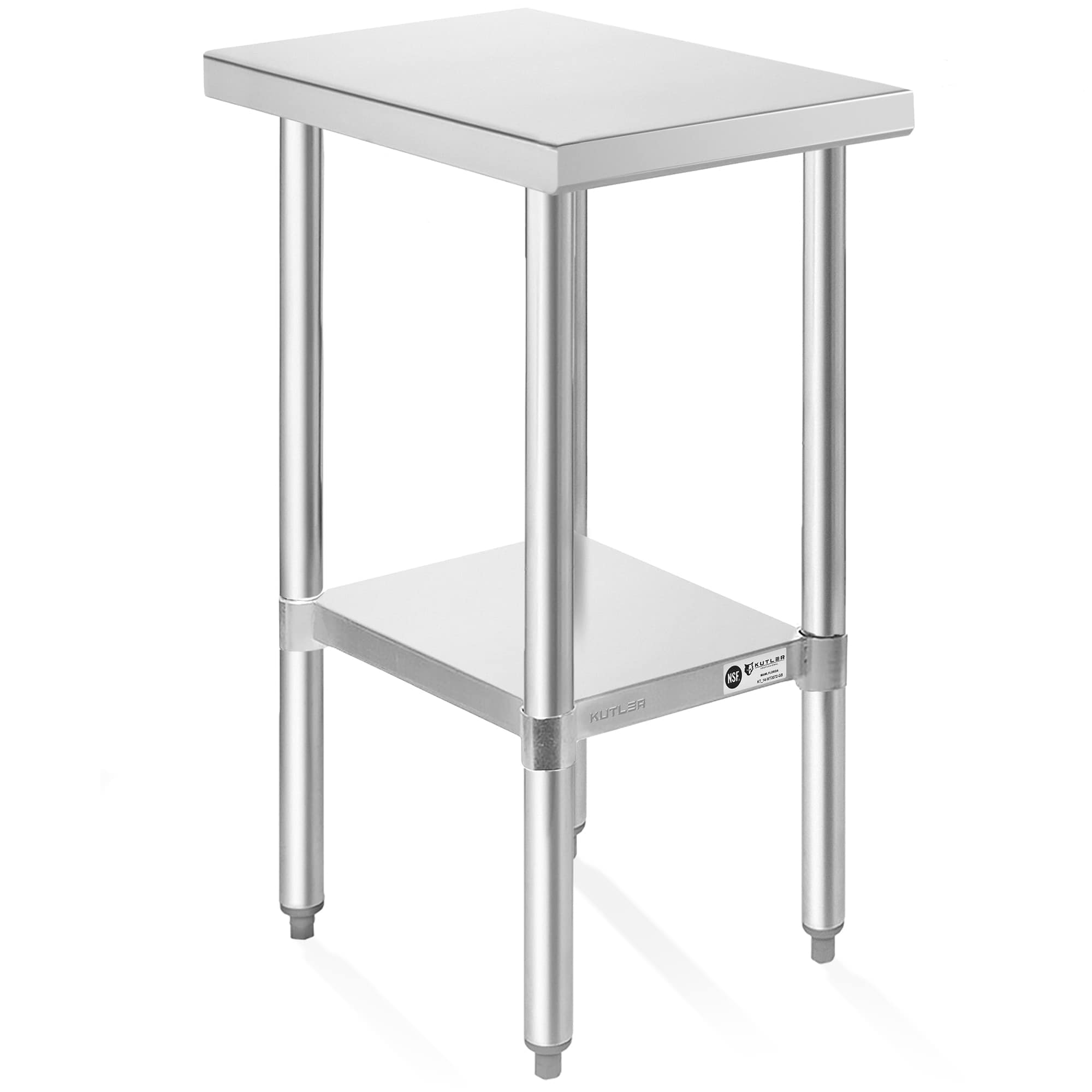 KUTLER PREP-KT-01. 24 x 12 NSF Commercial Stainless Steel Table for Kitchen Prep and Work