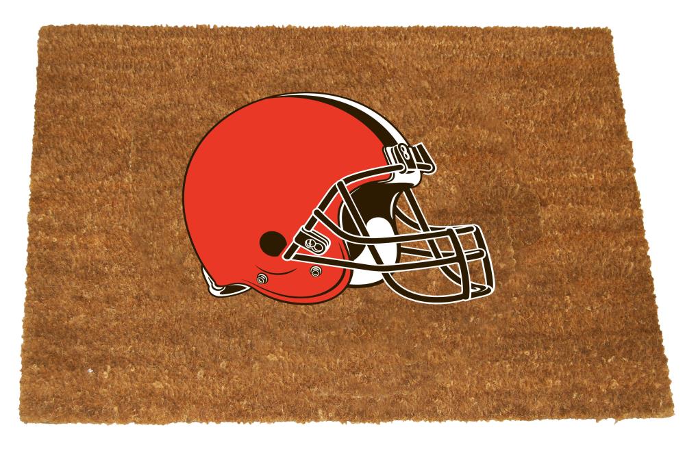 Area Rug with Cleveland Browns (Brown Background) sports team logo!