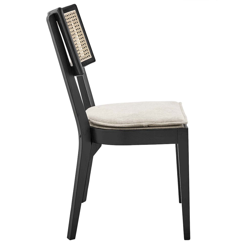 Modway EEI-6080-BLK-BEI Dining-Chairs - View #3