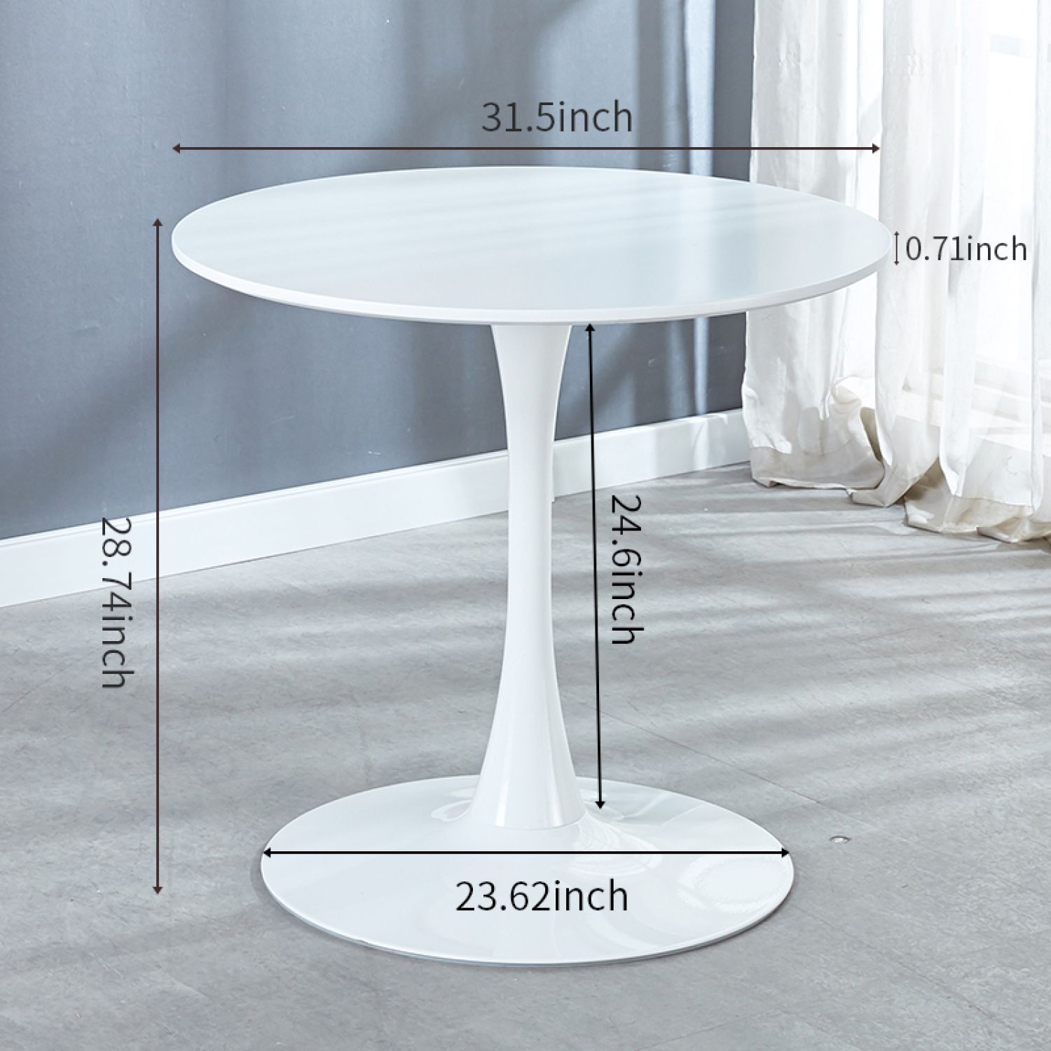 JASMODER W234S00020 5 Pieces Dining Table Set, 1+4 Dining Set, Office Set, Kitchen Set