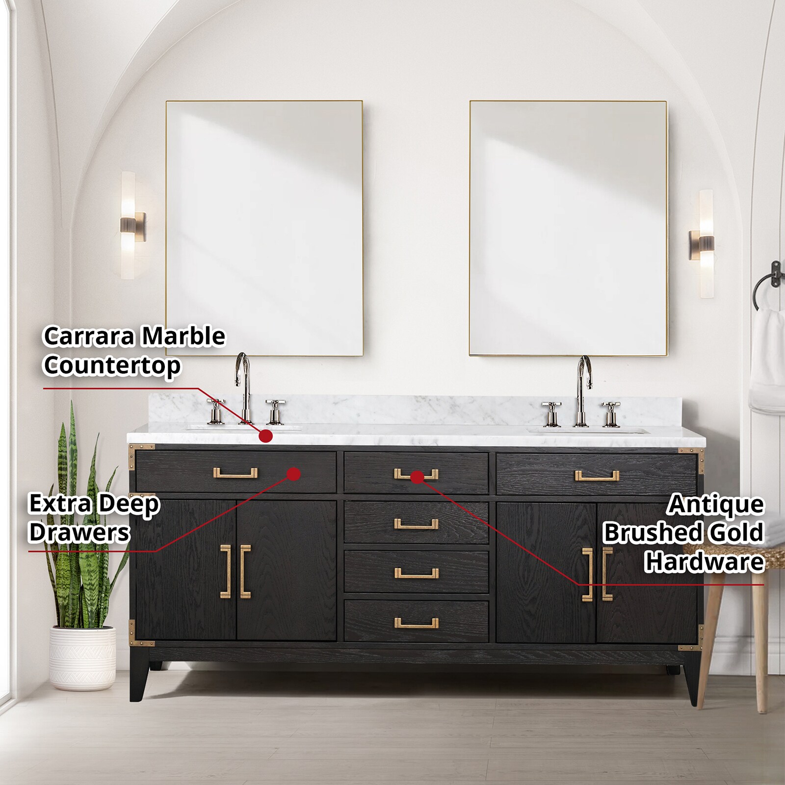 Lexora LVW72DJ111 Bath-Vanity-Combo - View #6
