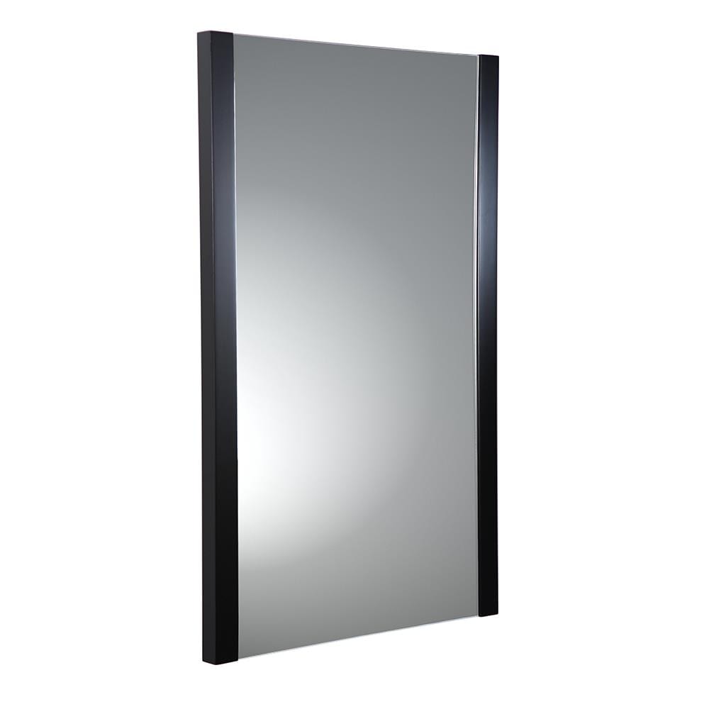 Espresso Wood Framed Rectangular Bathroom Vanity Mirror 31.5"