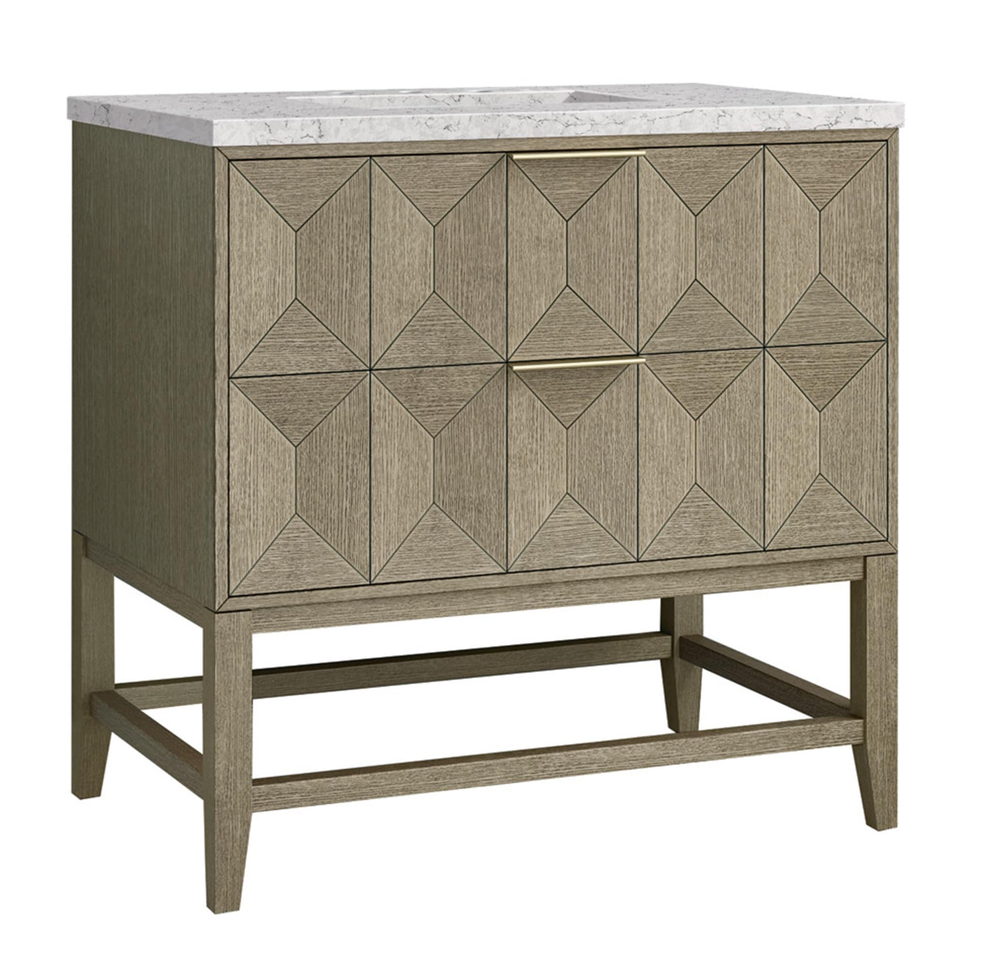 James Martin Vanities D100-V36-PBO-3EJP Bath-Vanity-Combo - View #6