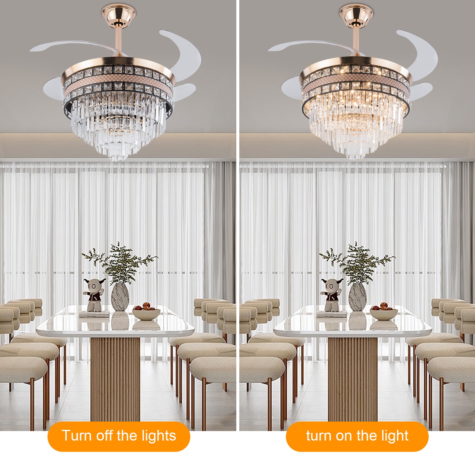 Oukaning JZUCOD-00690099 Ceiling-Fans - View #4