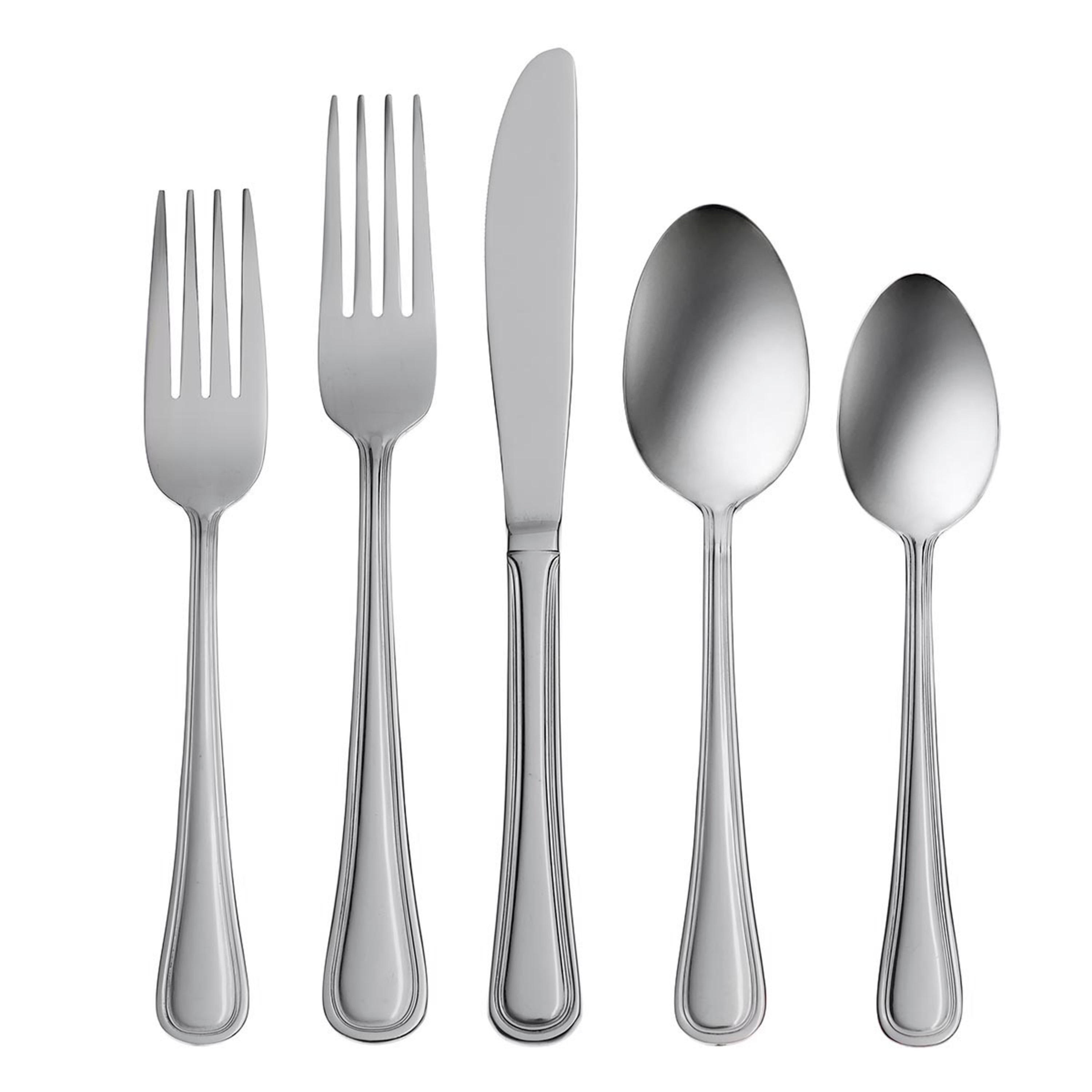 Oneida H081074A Hollis 74 -Pieces Brushed Modern Flatware