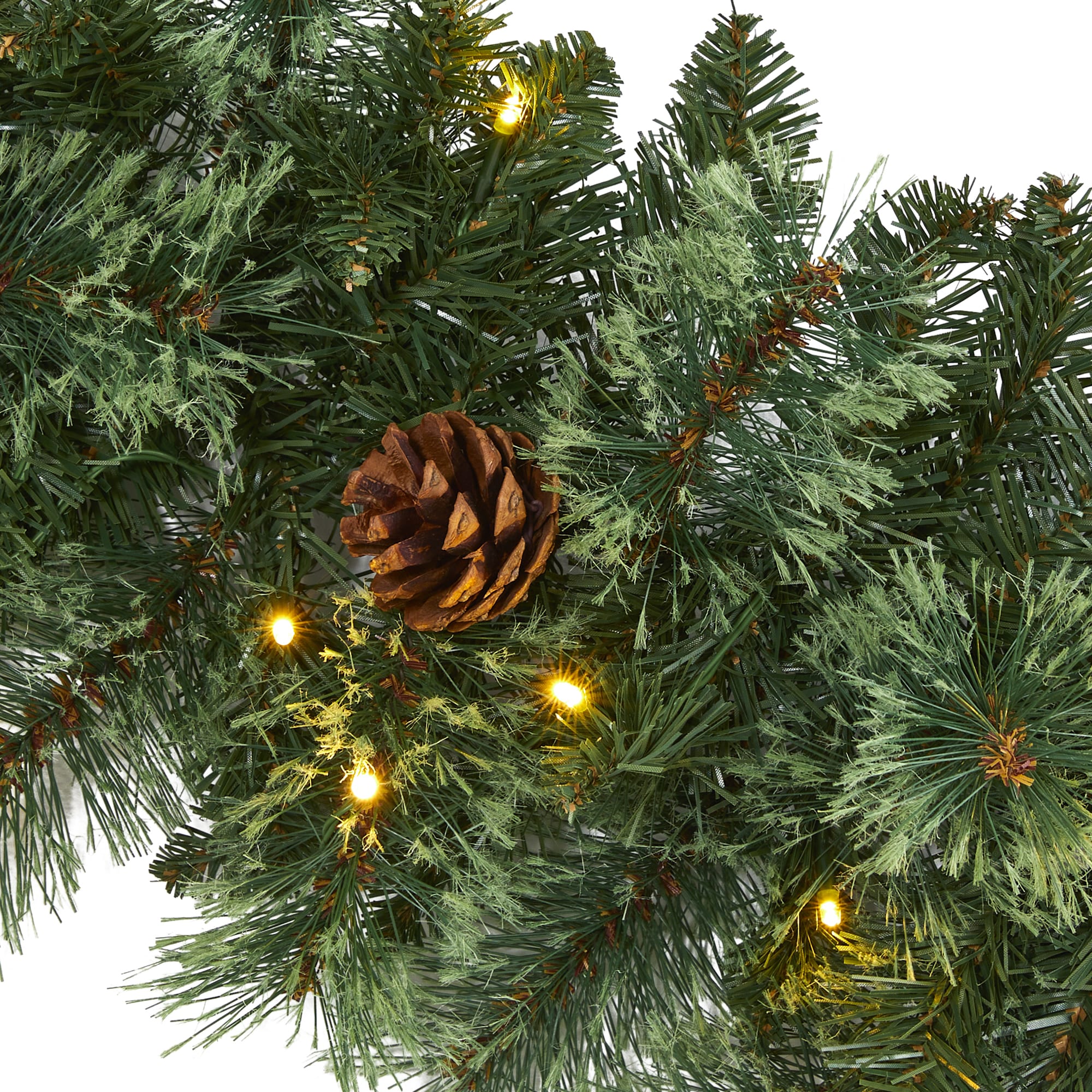 Nearly Natural W1101 Artificial-Christmas-Garland - View #4