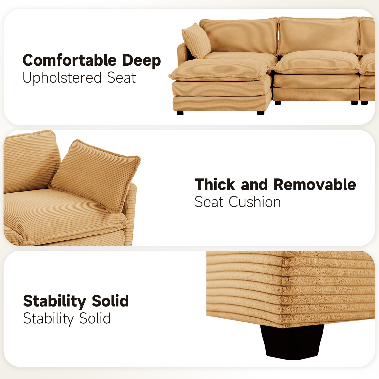 JEAREY XNECW-BK Sofas-Loveseats - View #4