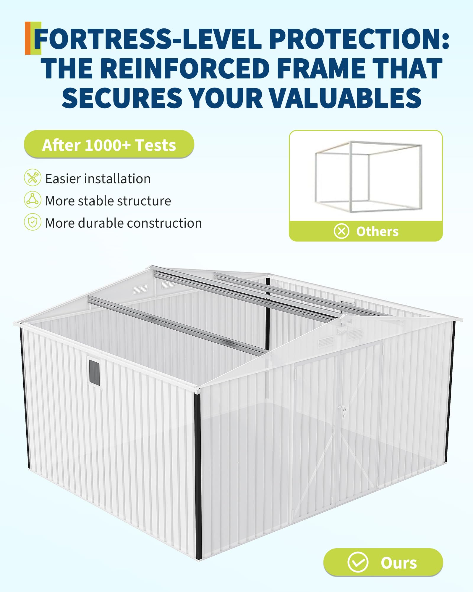 IdealHouse CO-WH5P6X2S4RDM Metal-Storage-Buildings-Sheds - View #6