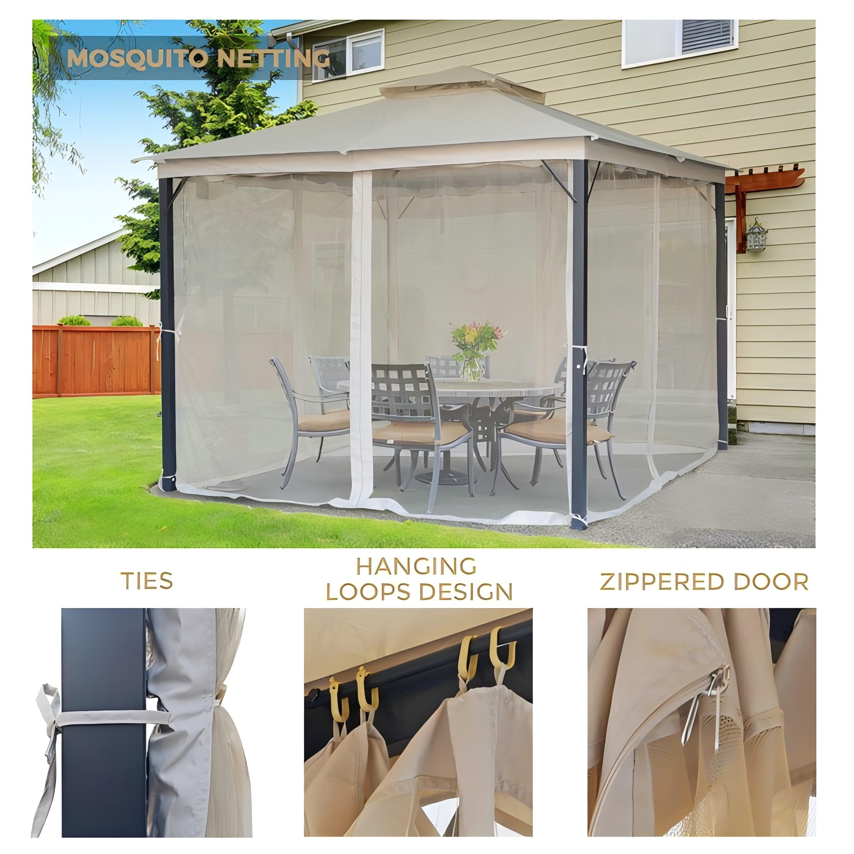 Bayfeve BFGS-5242-GZB Wood-Resin-Gazebos - View #7