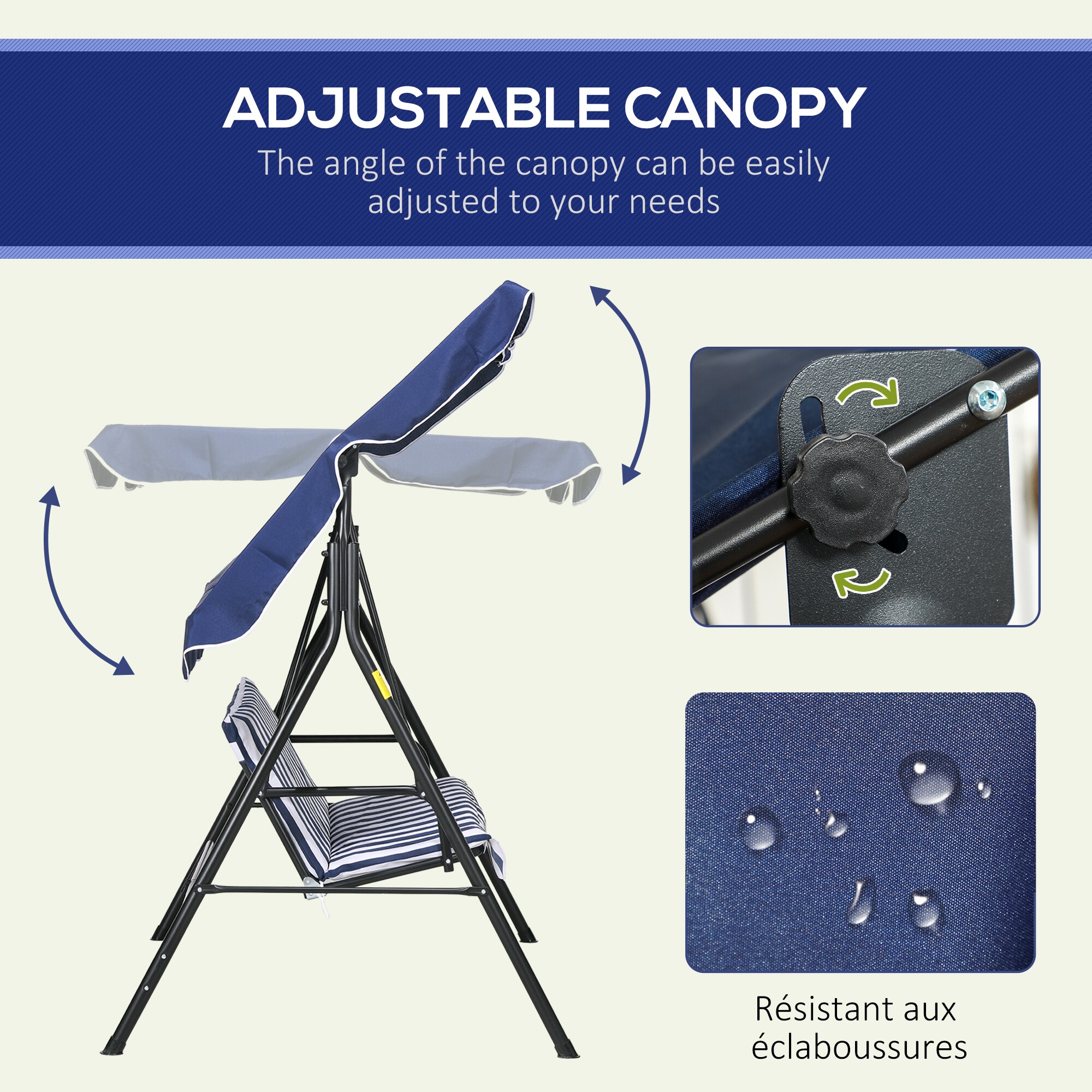Dimakai DK-AB-00622 Swing-Gliders - View #5