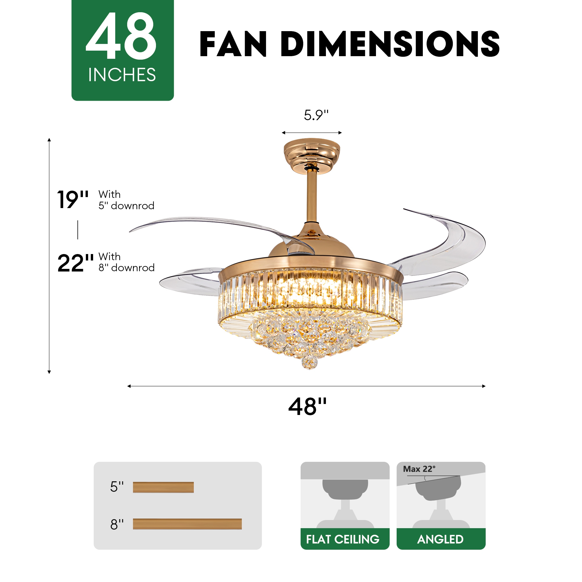 SILJOY LL-8111-48G-01 Ceiling-Fans - View #13