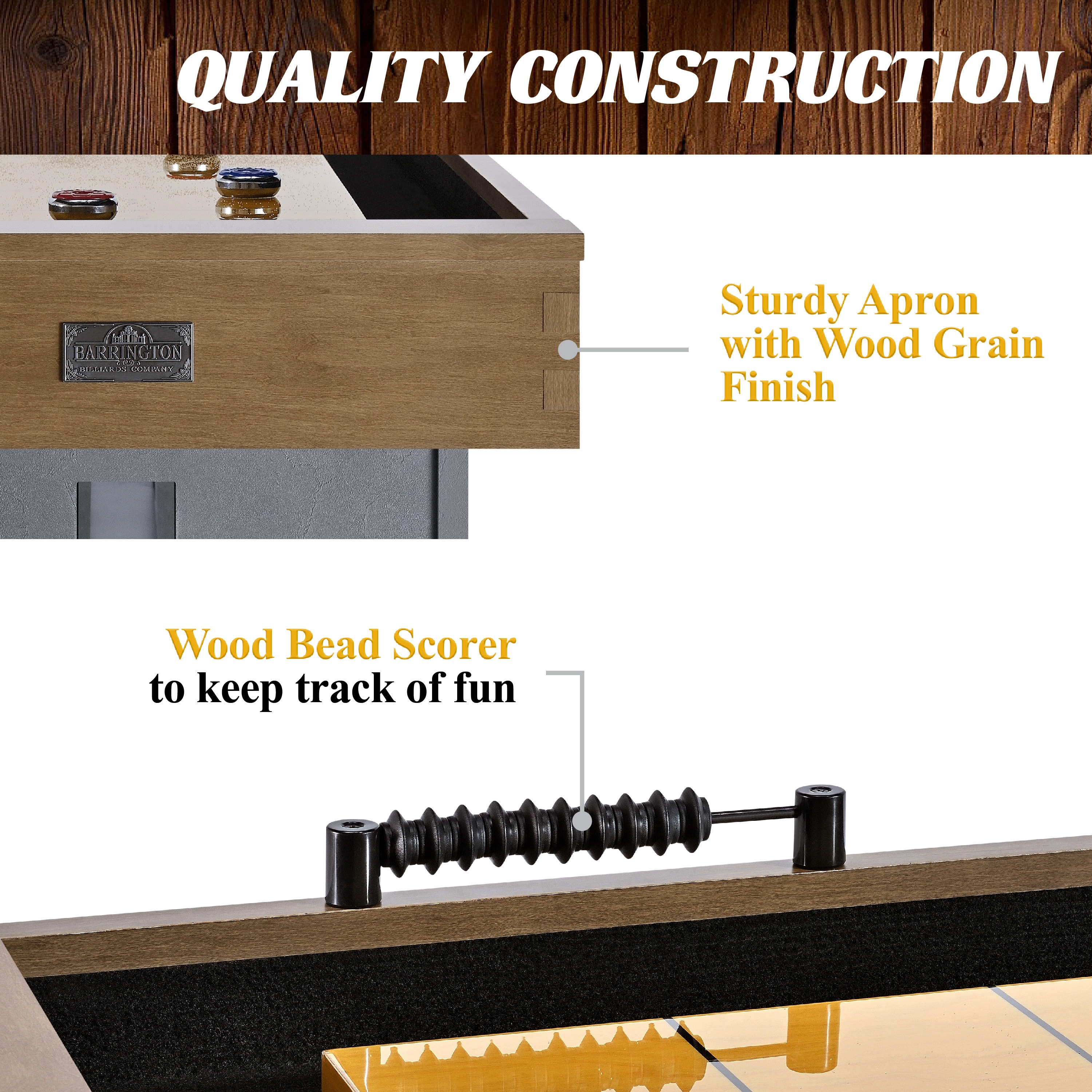 MD Sports AC108Y23008 Shuffleboard-Table - View #3