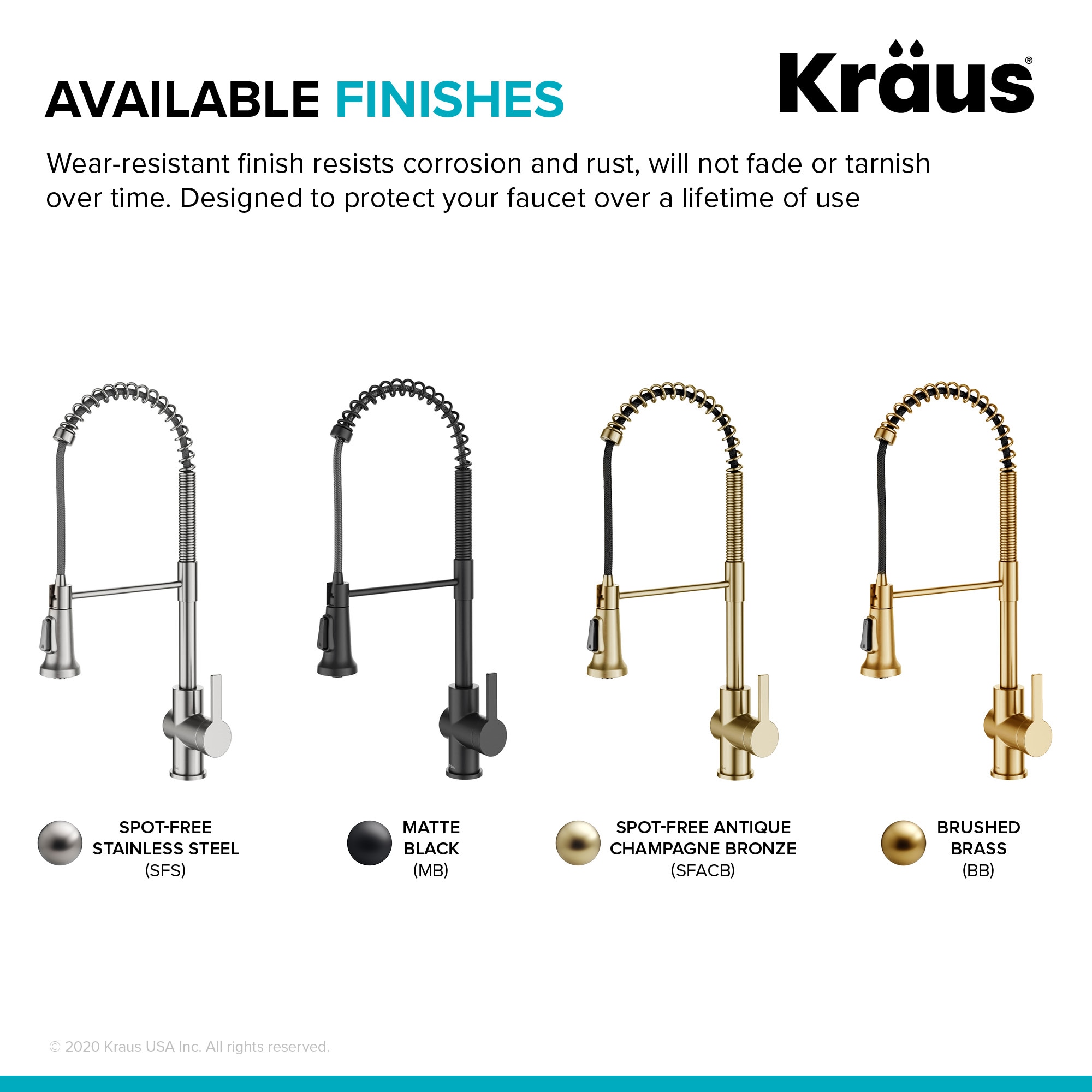 Kraus Britt Brushed Brass Single Handle Pull-down Kitchen Faucet in the ...