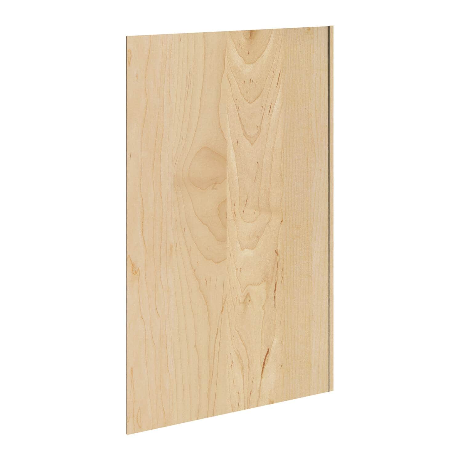 Diamond Express Cabinet End Panel 24-in W x 34.5-in H x 3-in D Natural Light Brown Stained (Base Cabinet End Panel)