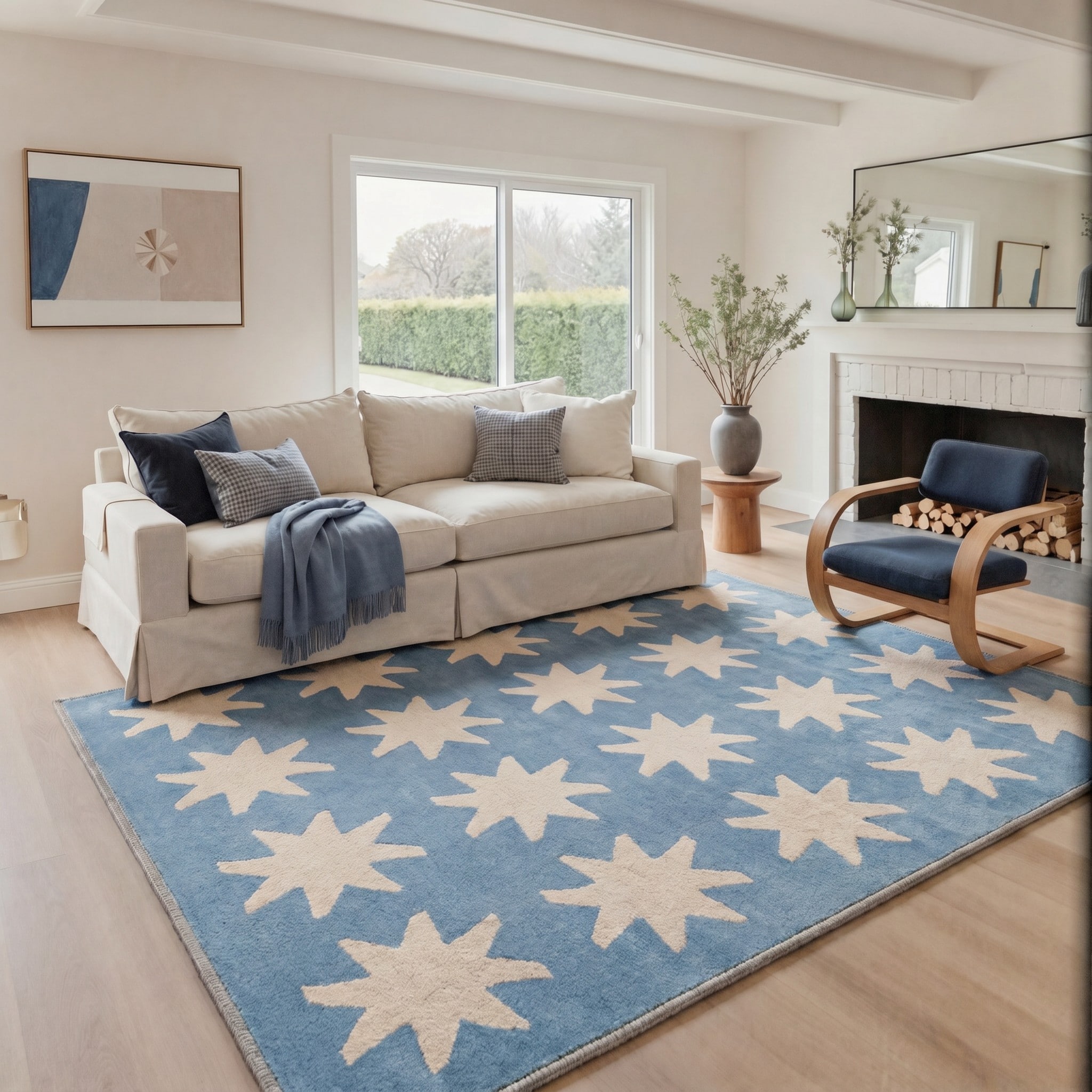 BAVNI ARC1298-TEALBLOO-5X7 rugs - View #4