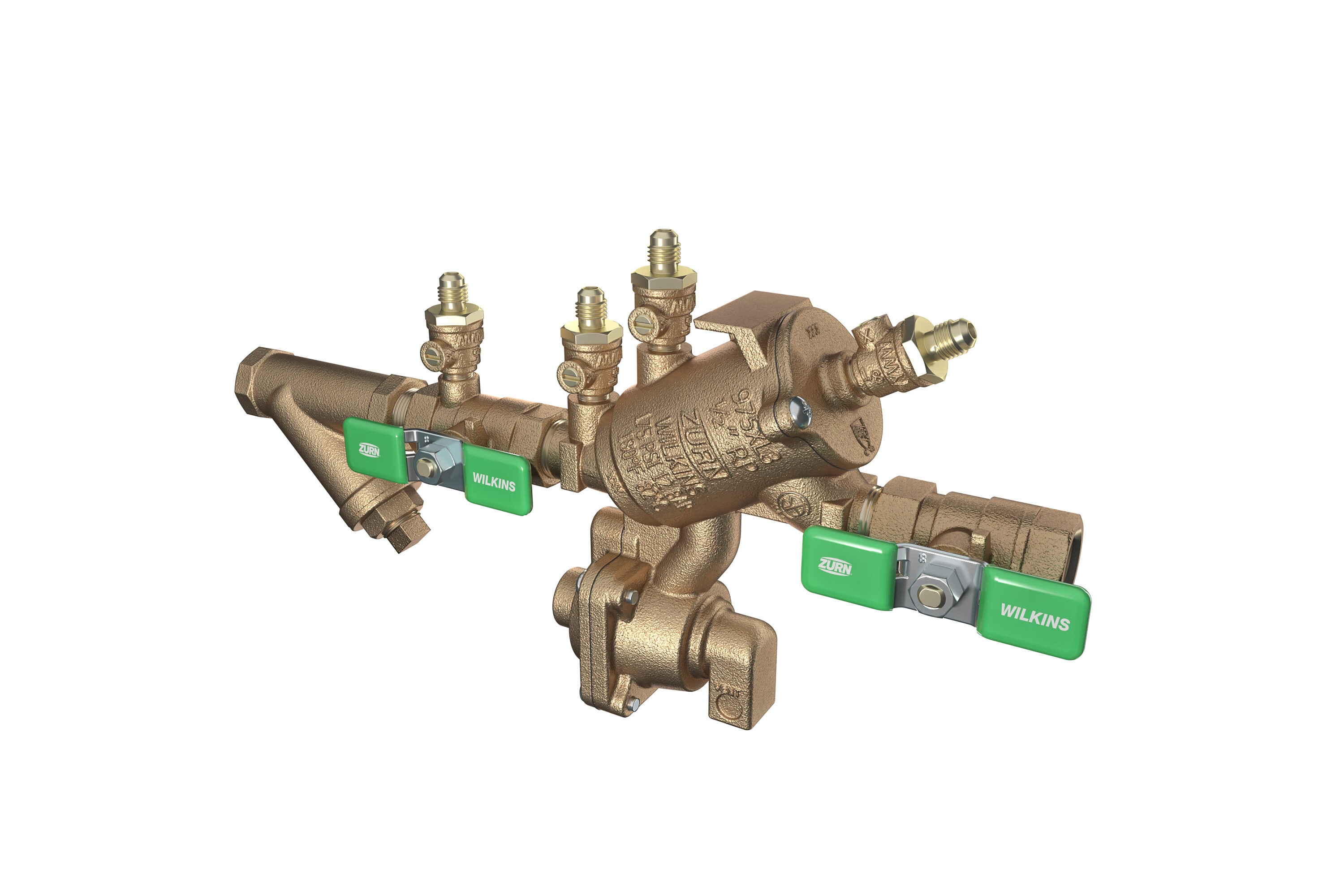 Zurn Wilkins 12-975XL3S 1/2-in Bronze FNPT Reduced Pressure Backflow Preventer