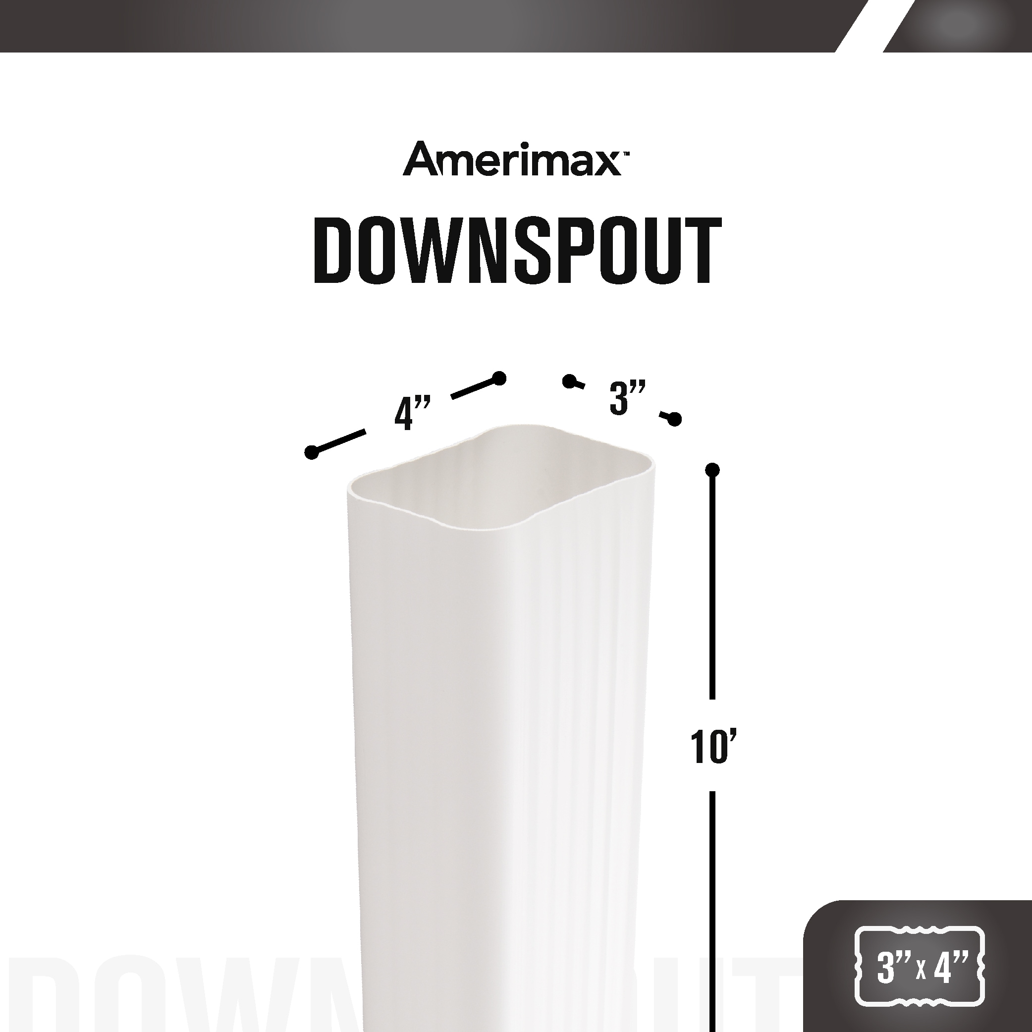 Amerimax M0793 Downspout-Components - View #3