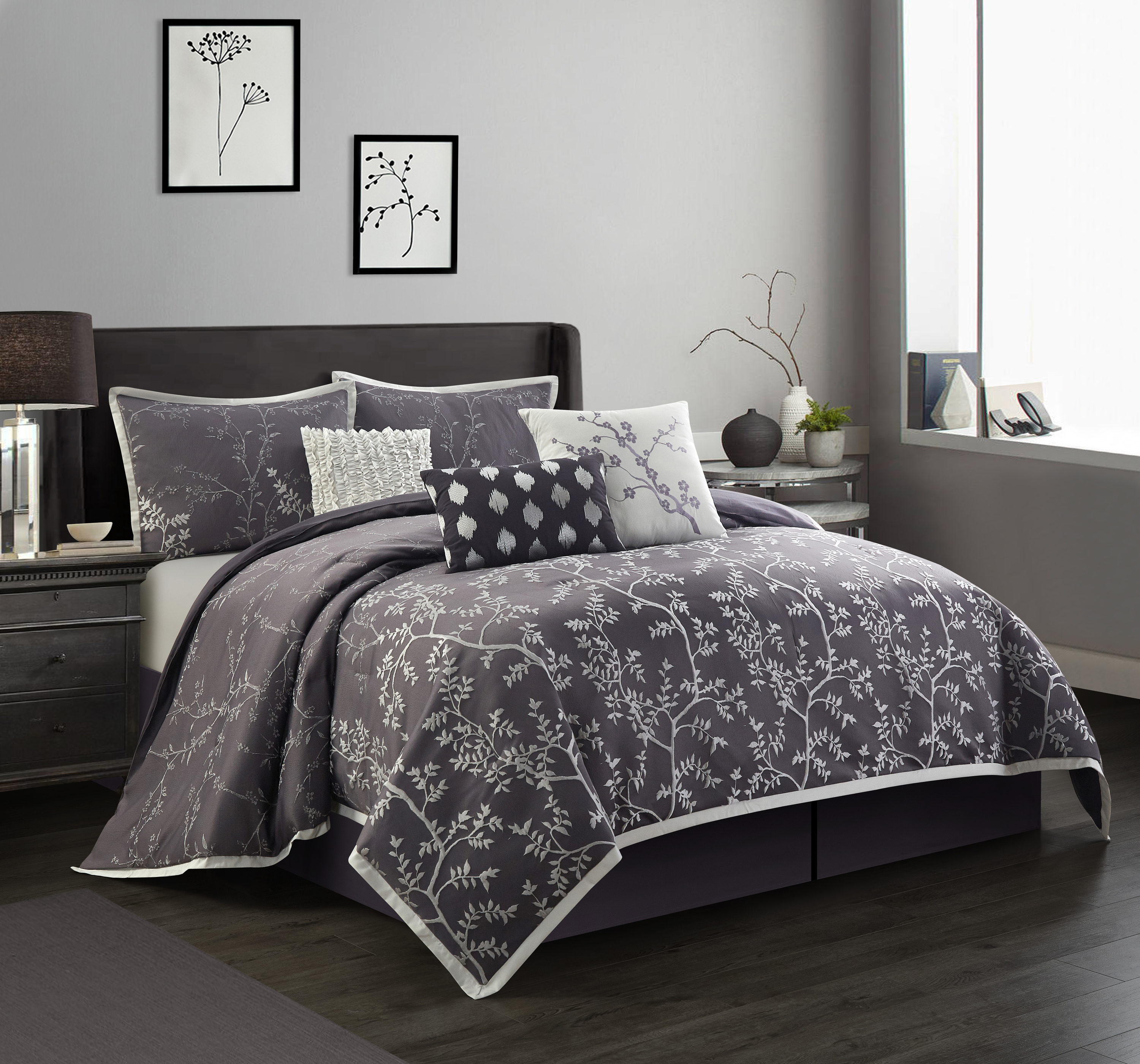 Grand Avenue 7-Piece Multi California King Comforter Set at Lowes.com