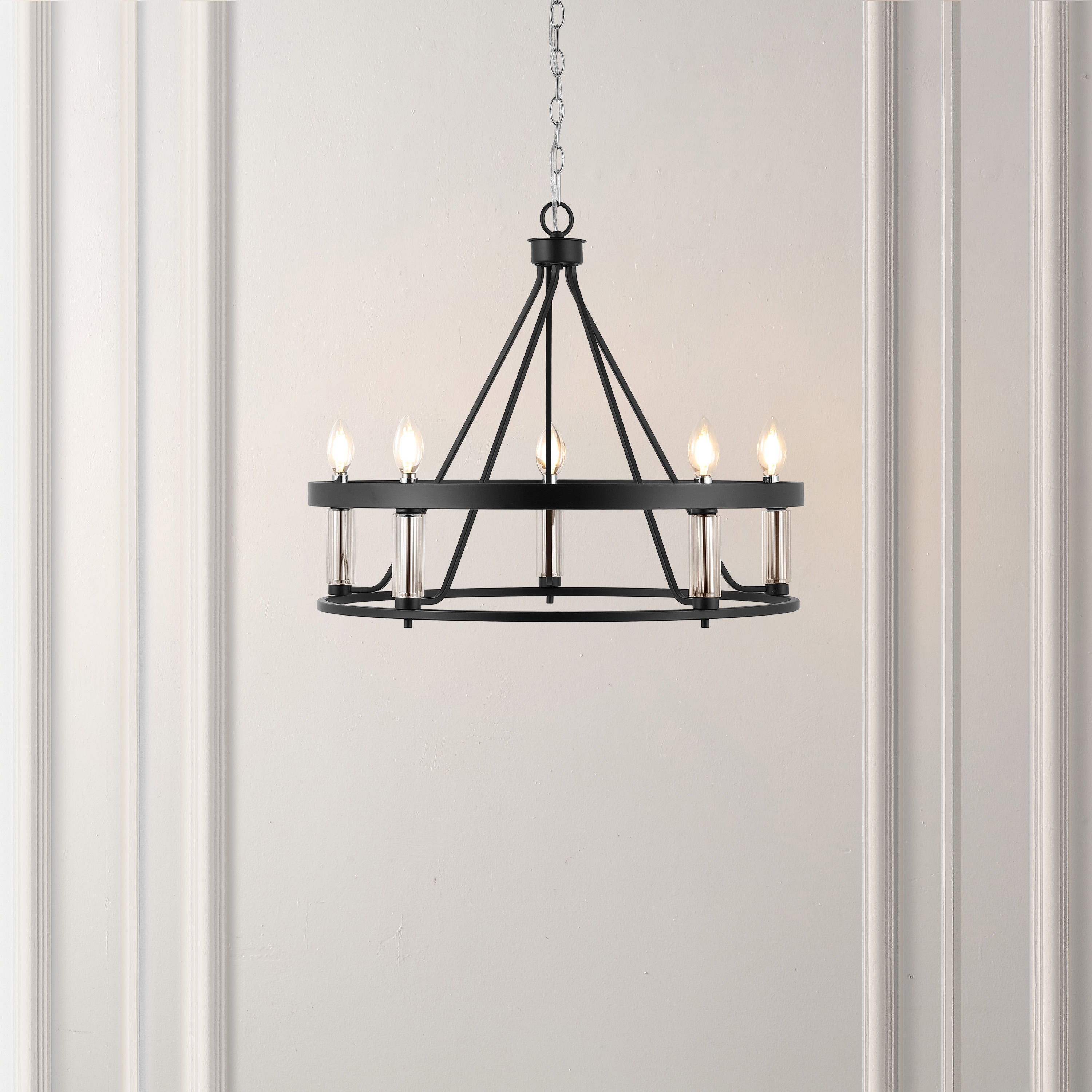 Safavieh PND4177A 26-in W x 84.5-in H Metal Pendant Abstract Wall accent