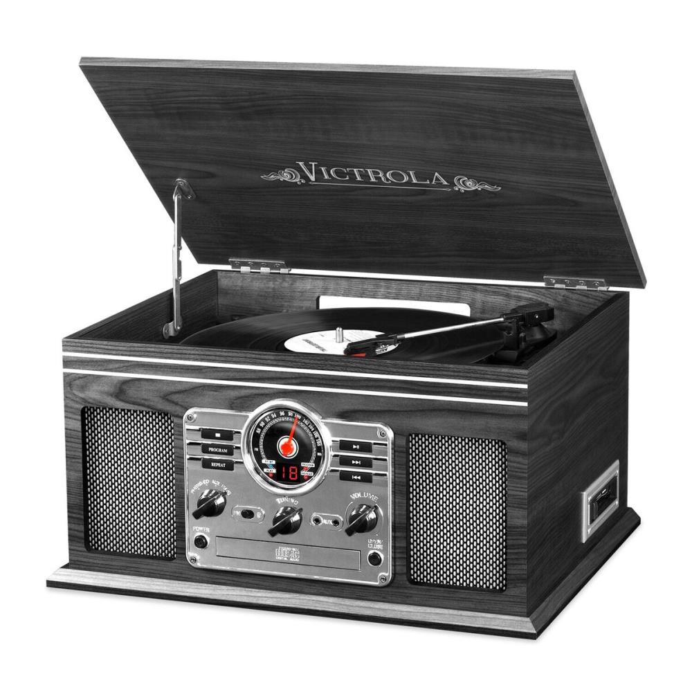 Victrola VTA-200B-GRY Gray Turntable (Record Player)